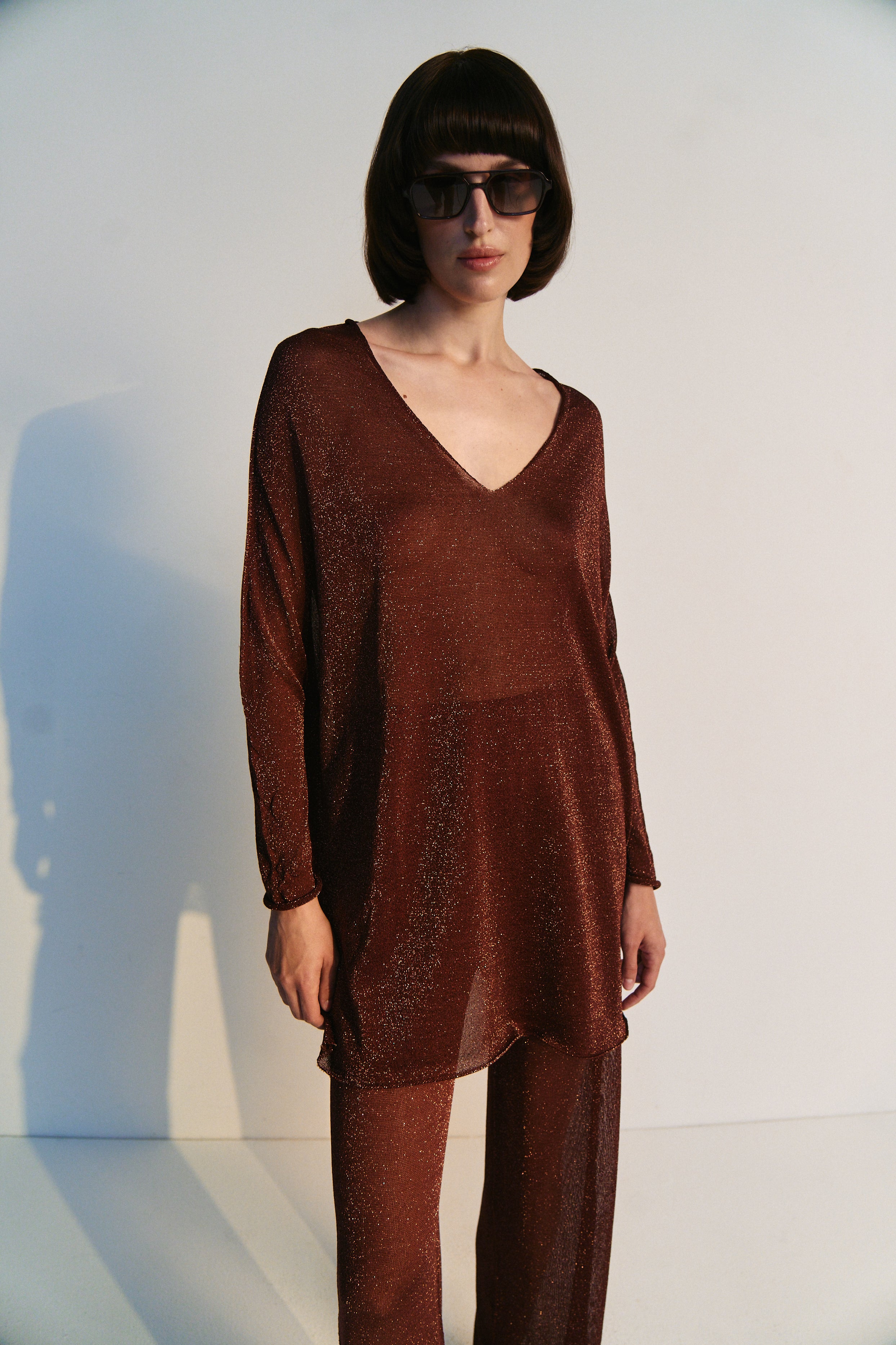 Lurex Metallic-Strickset