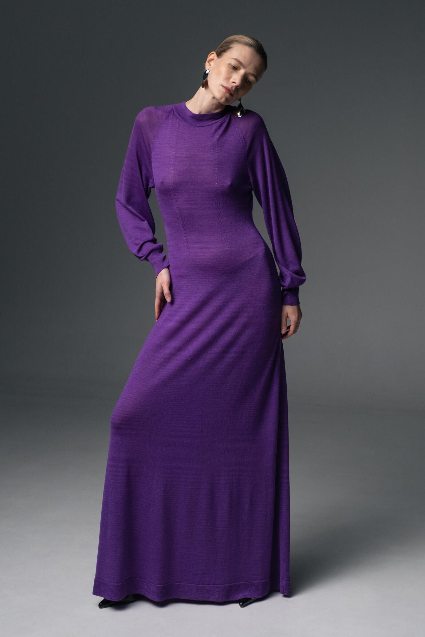 Maxikleid mit Bindeband hinten