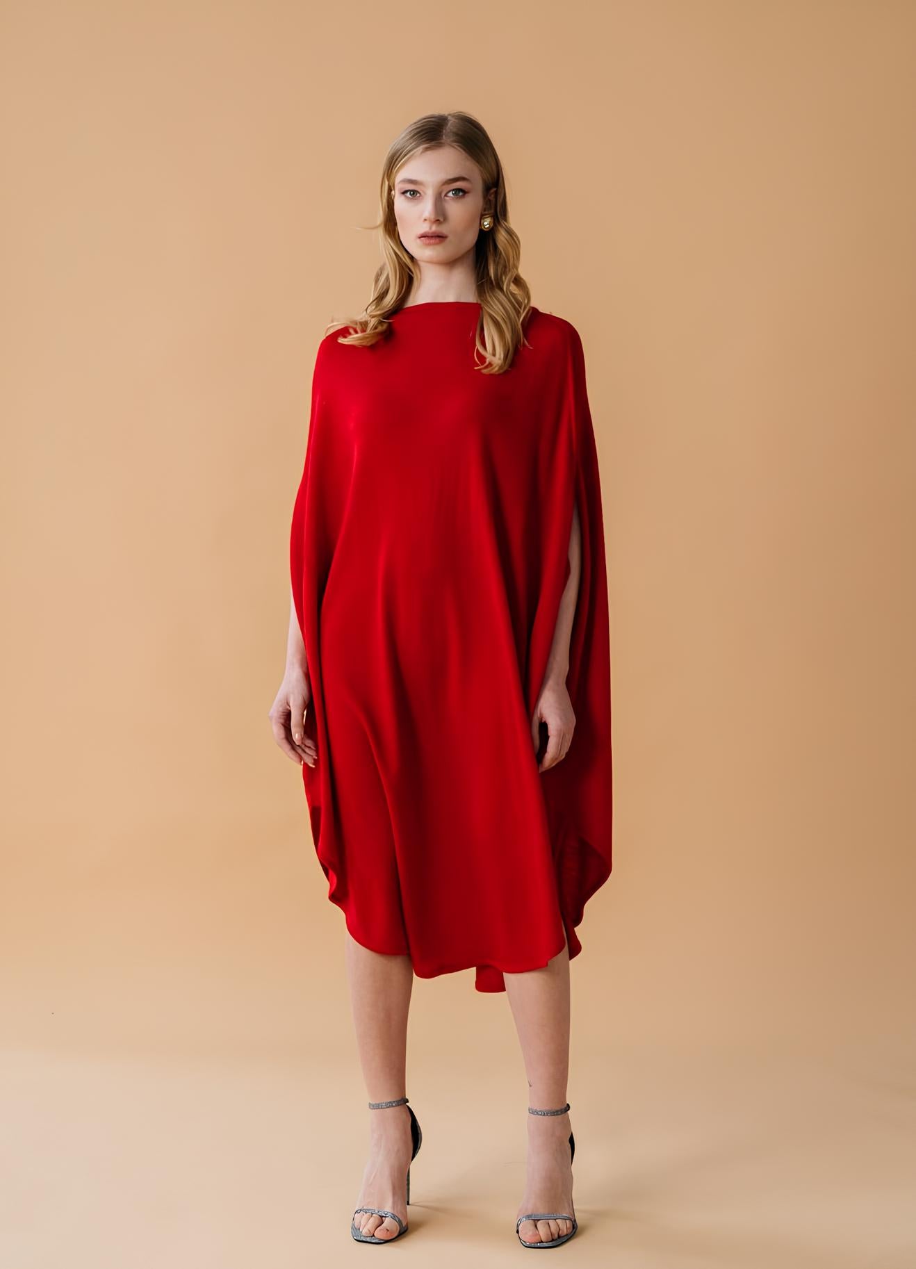 Merino Cape Dress