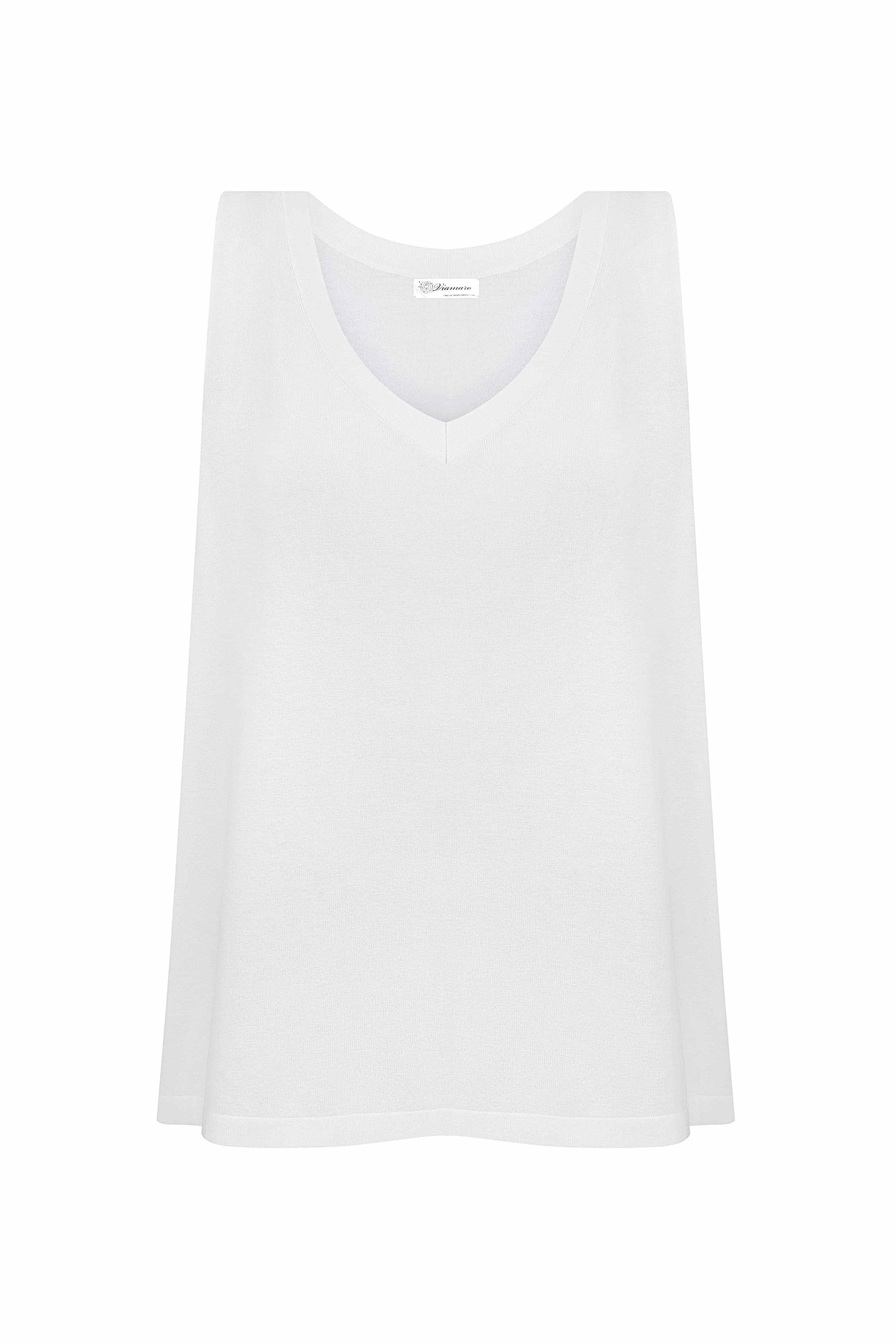 Wide-Strap Viscose Top