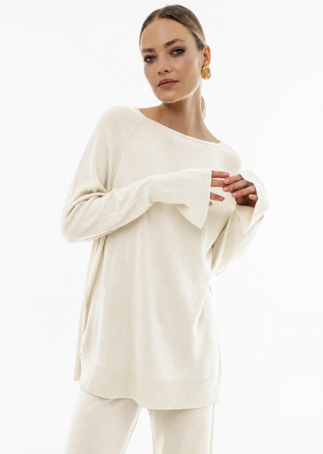 Merino Essential Jumper white