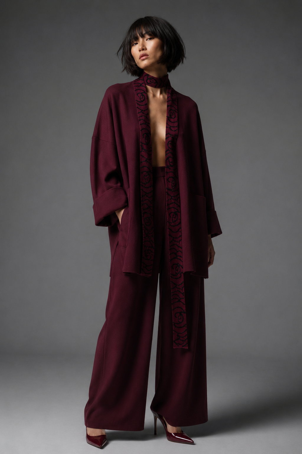 Merino Wool Short Coat