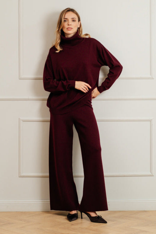Merino Relaxed Set mit weiter Hose