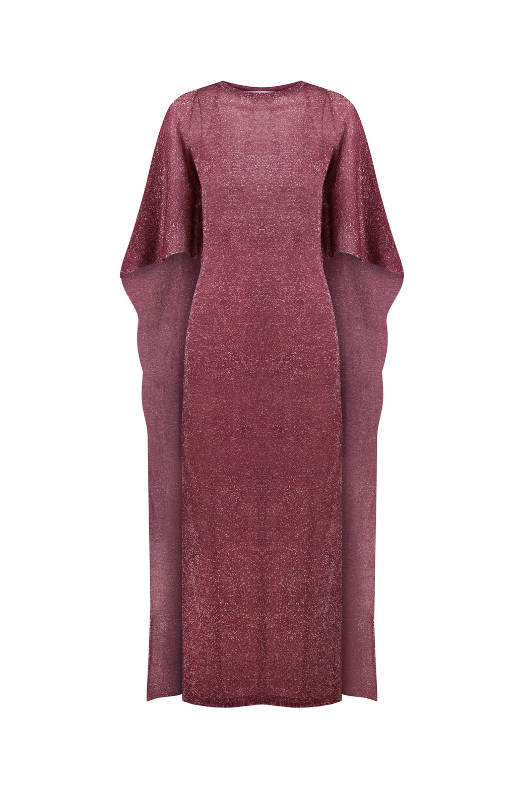 Lurex-Cape-Kleid