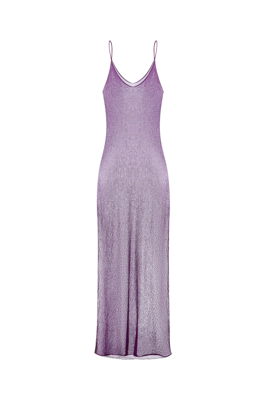 Lurexkleid mit Schal