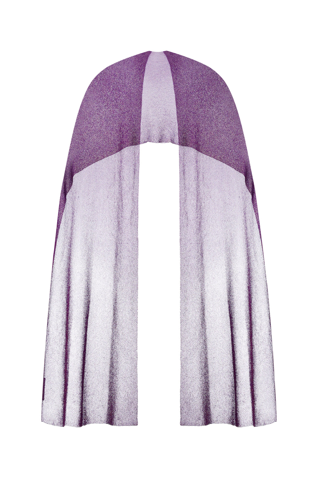 Lurexkleid mit Schal