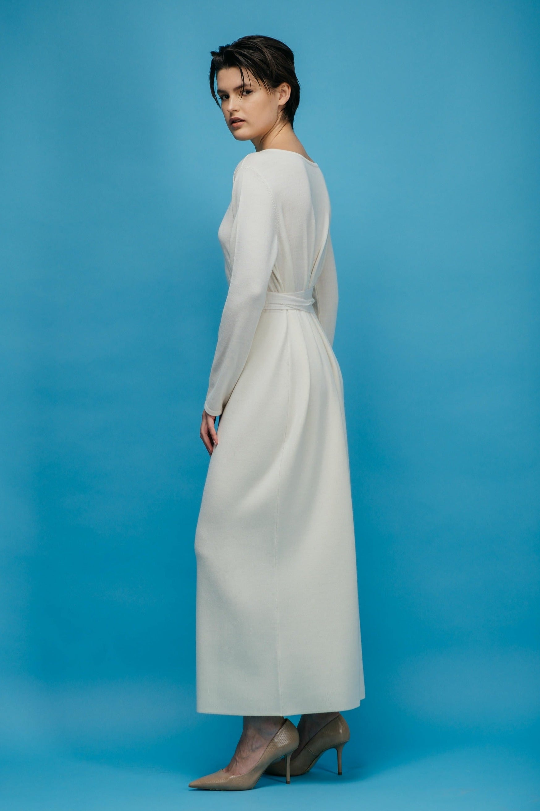 Merino-Schlauchkleid