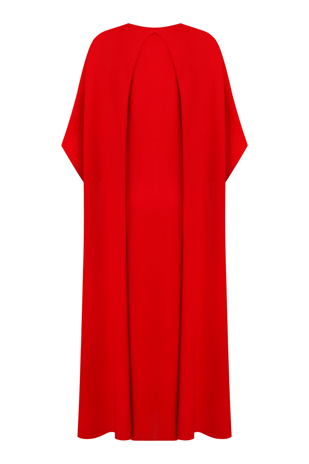 Merino-Wasserfall-Maxikleid