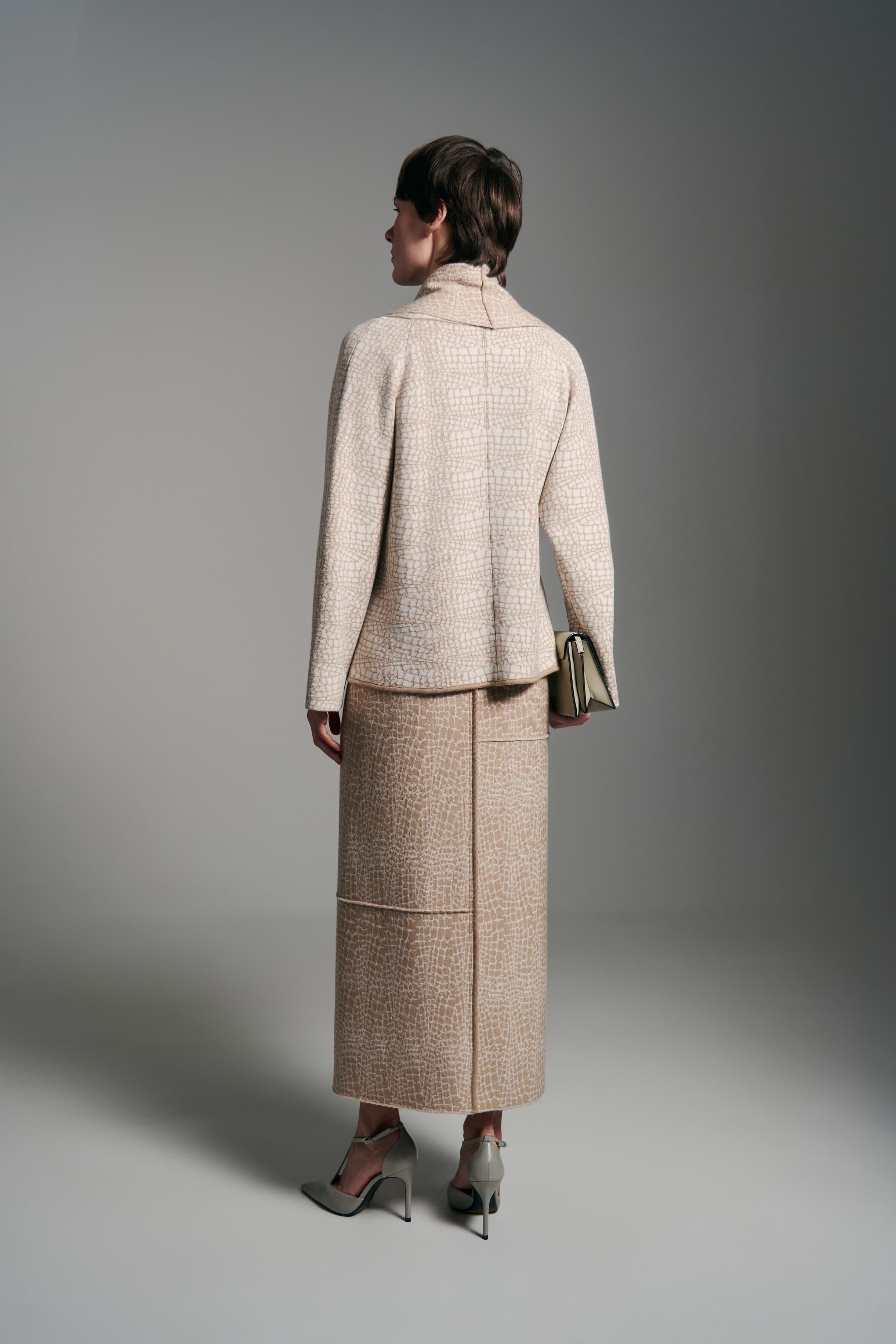 Python Jacquard Skirt