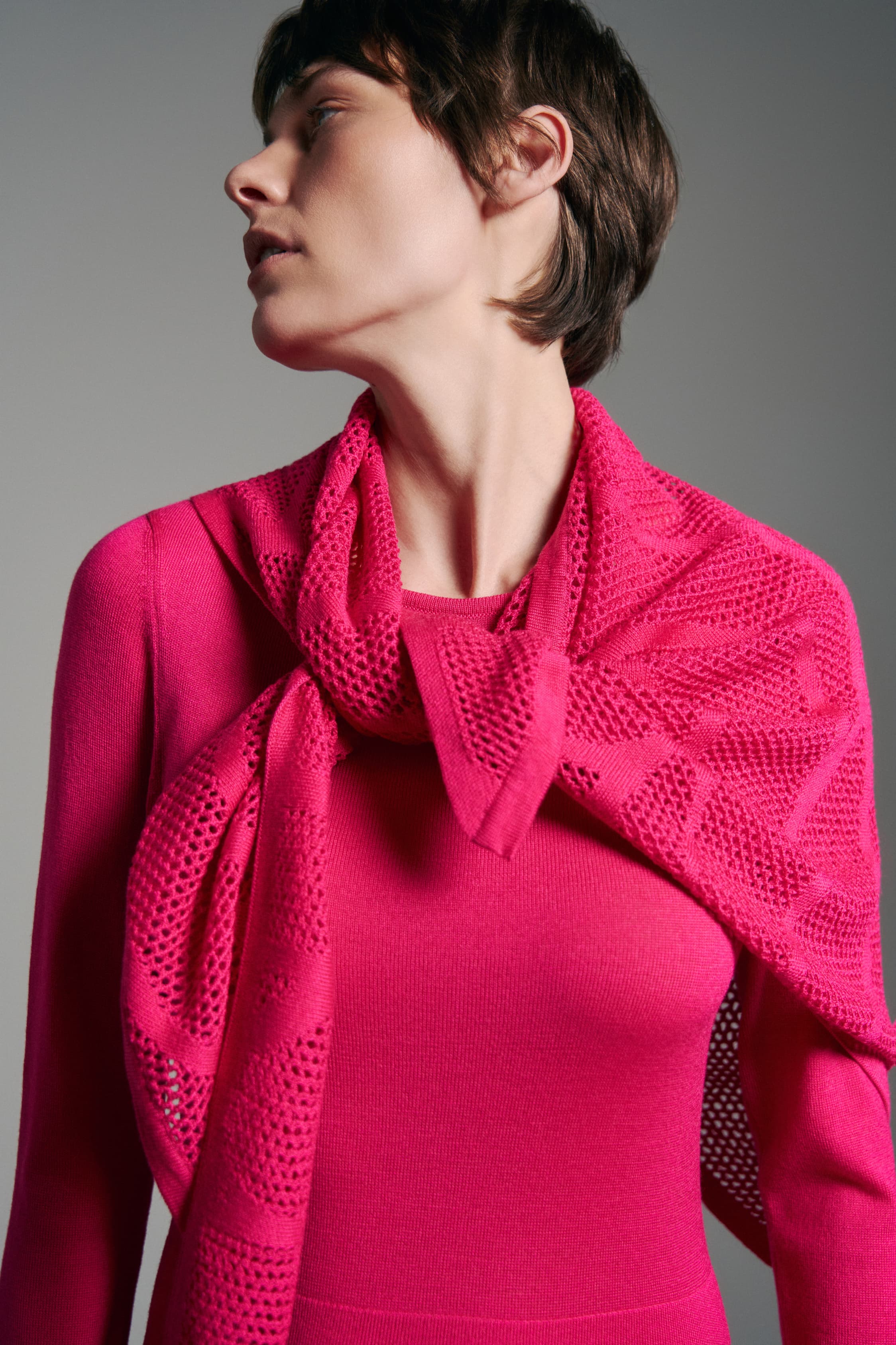 Ausgestelltes Midikleid