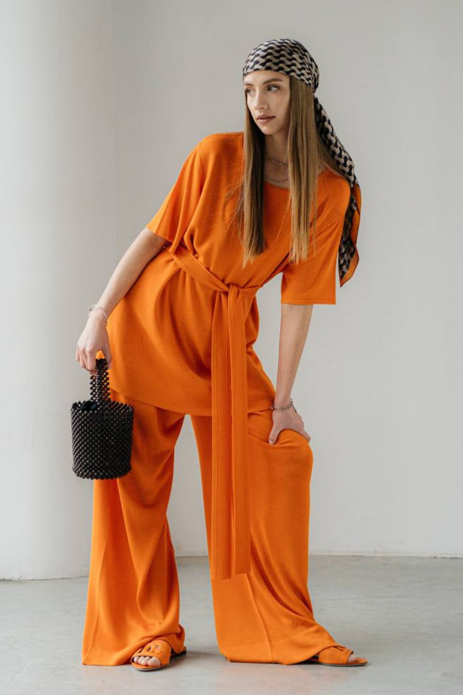 Lightweight Wide-Leg Trousers