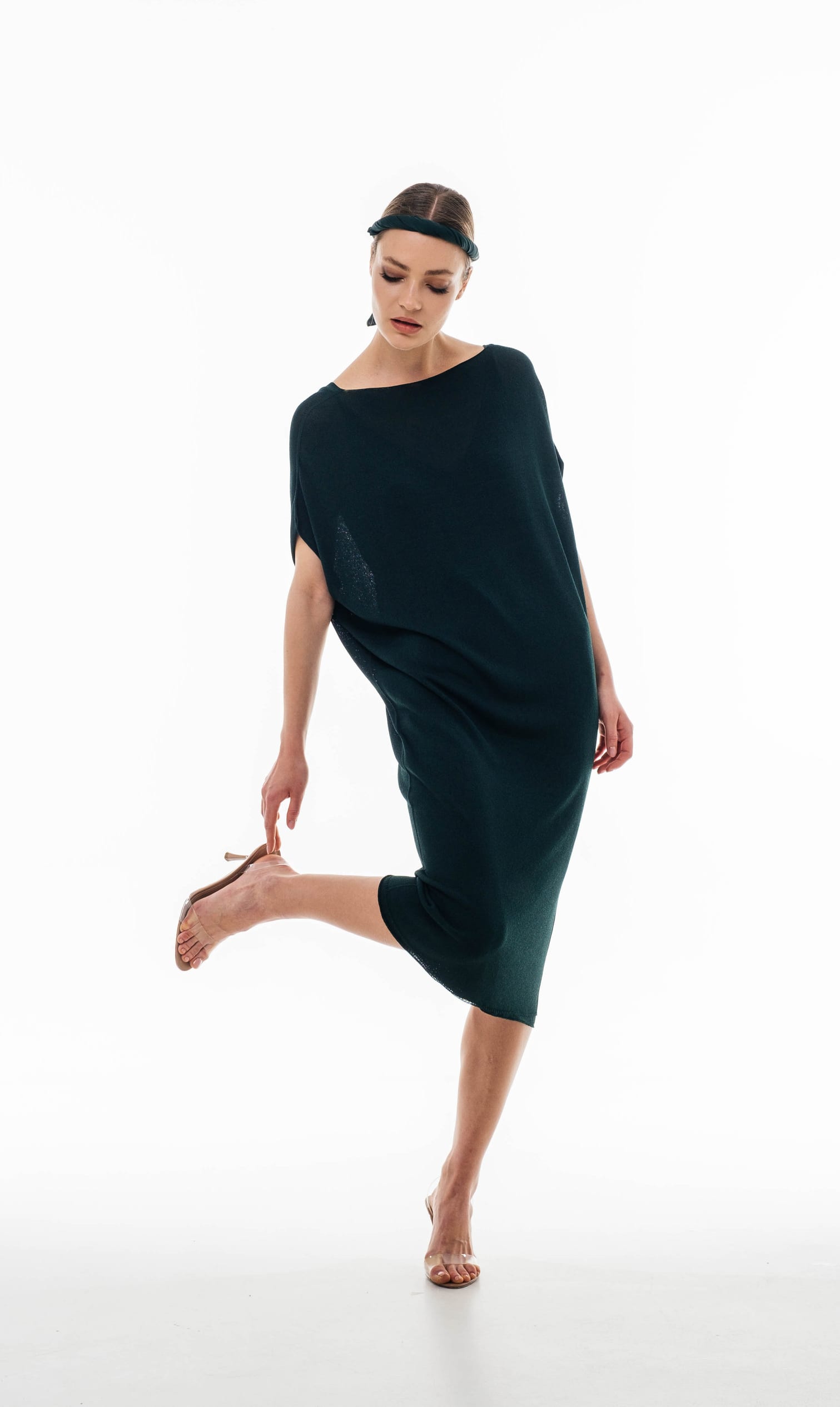 Summer Viscous Organic Midi Dress