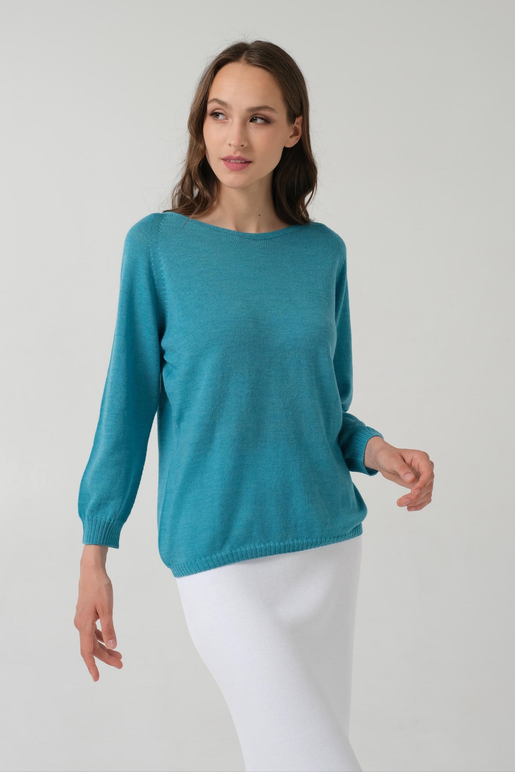 Leichter Merinopullover