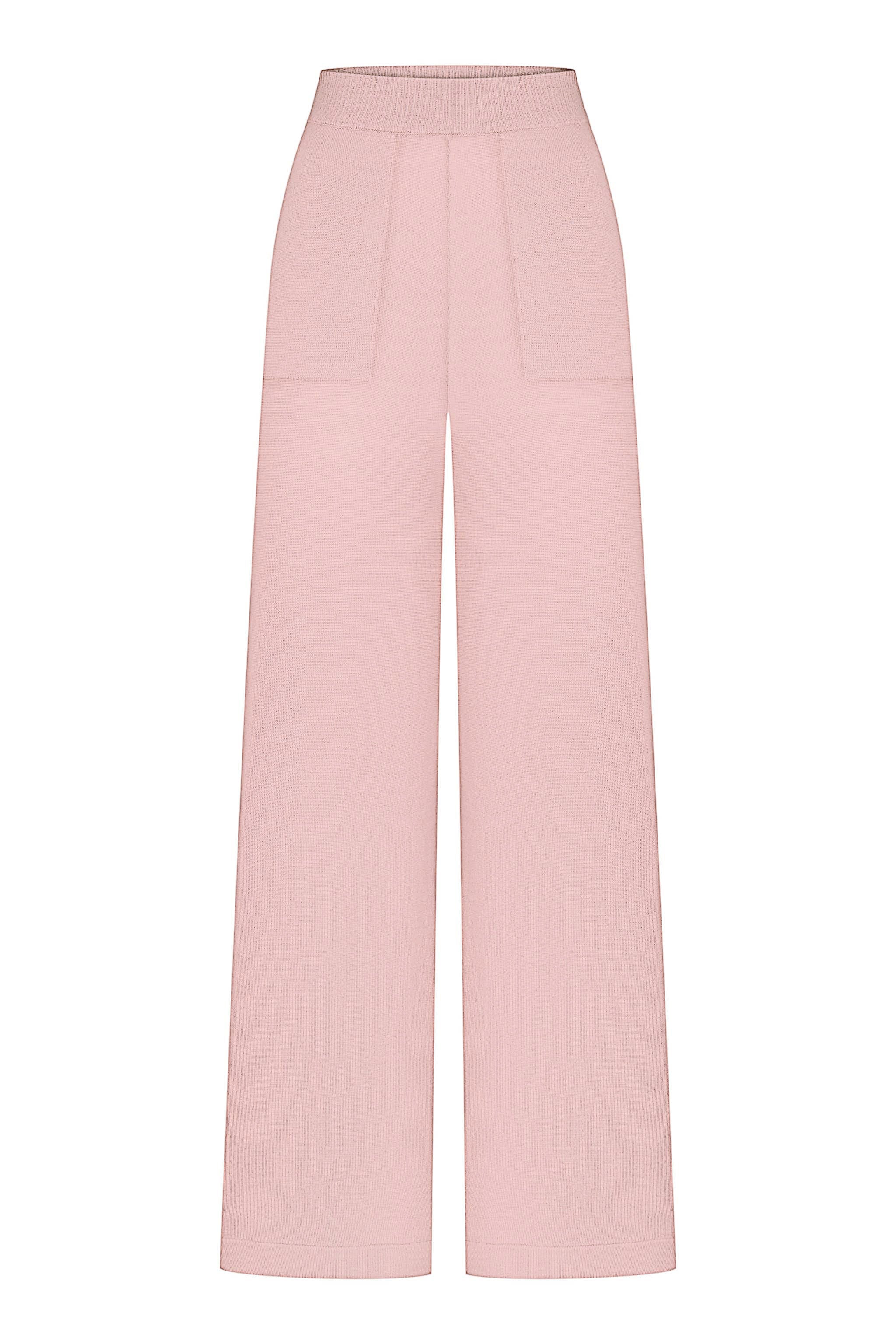 Pink pants on a white background