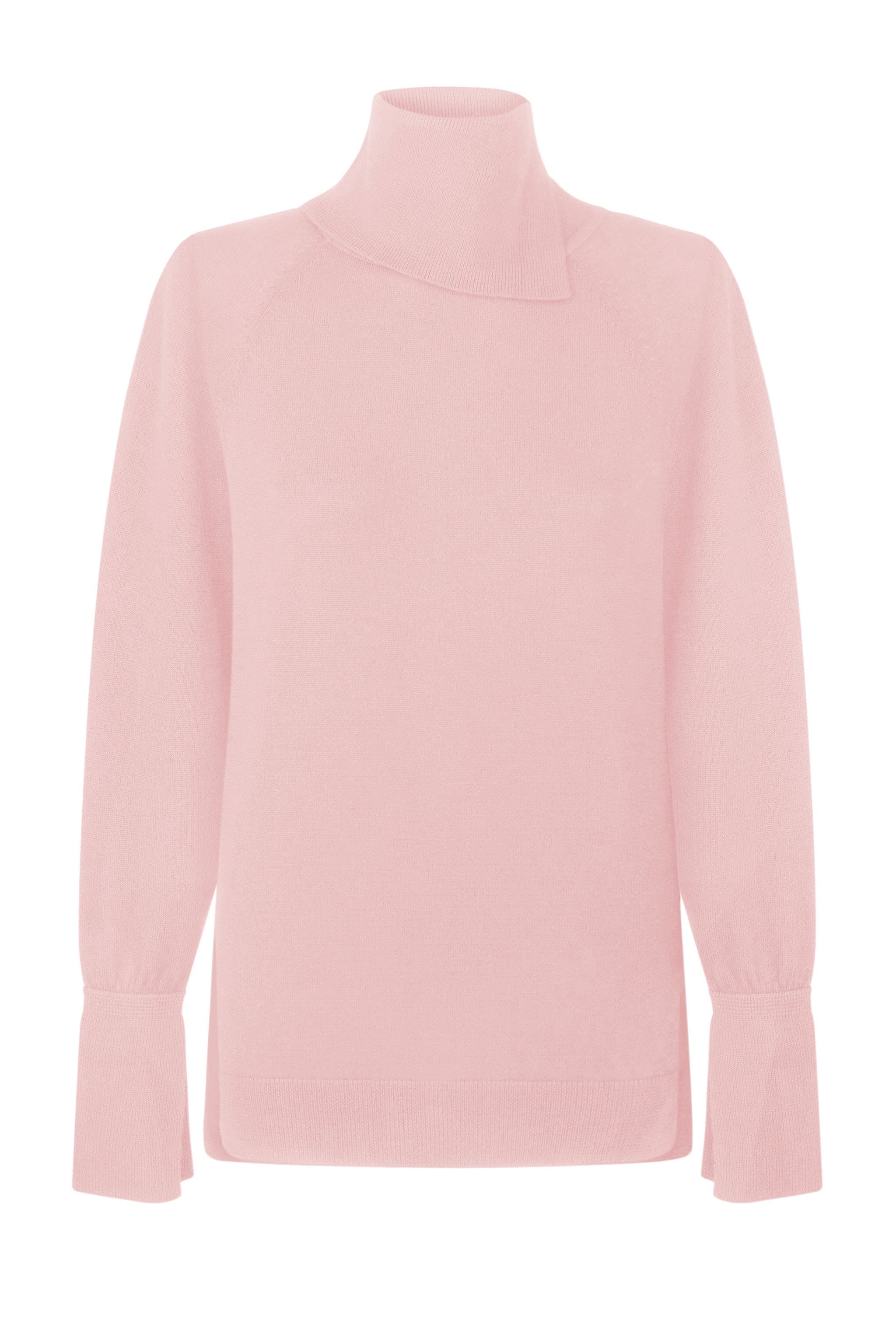 Entspannter Rollkragenpullover aus Merinowolle