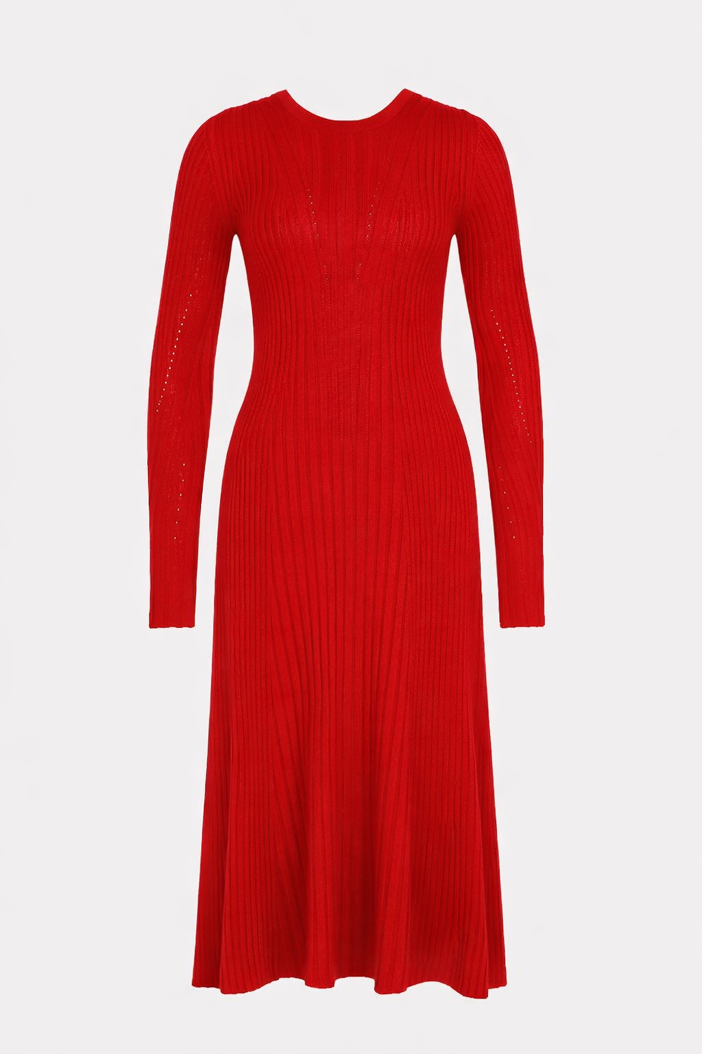 Merino Ribbed Midi Dress