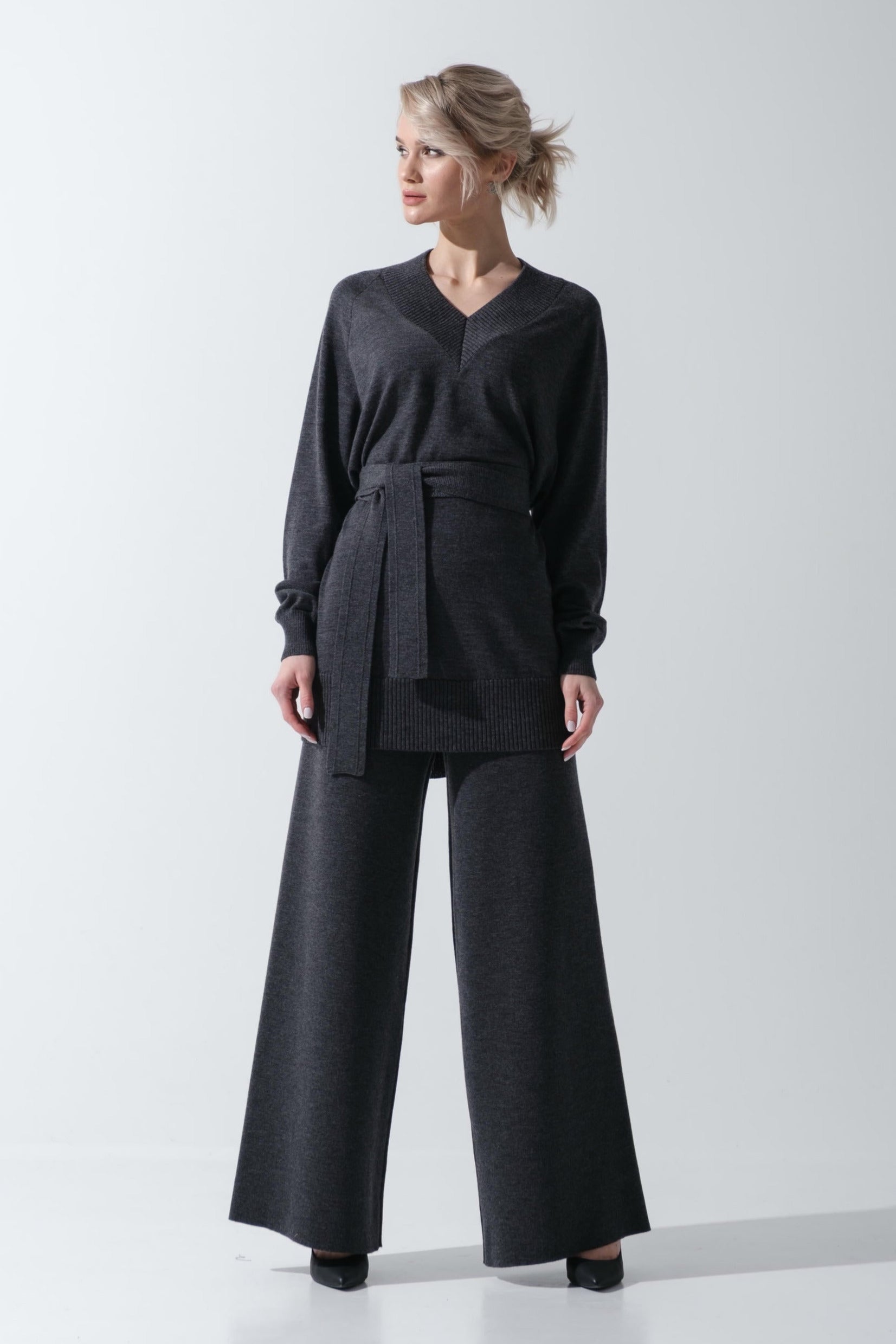 Merino Fine V-Ausschnitt Pullover