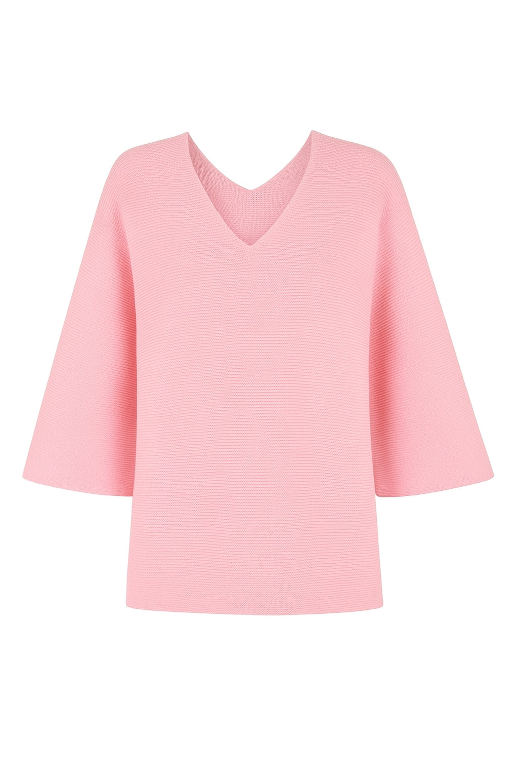 Merino-Pullover mit V-Ausschnitt