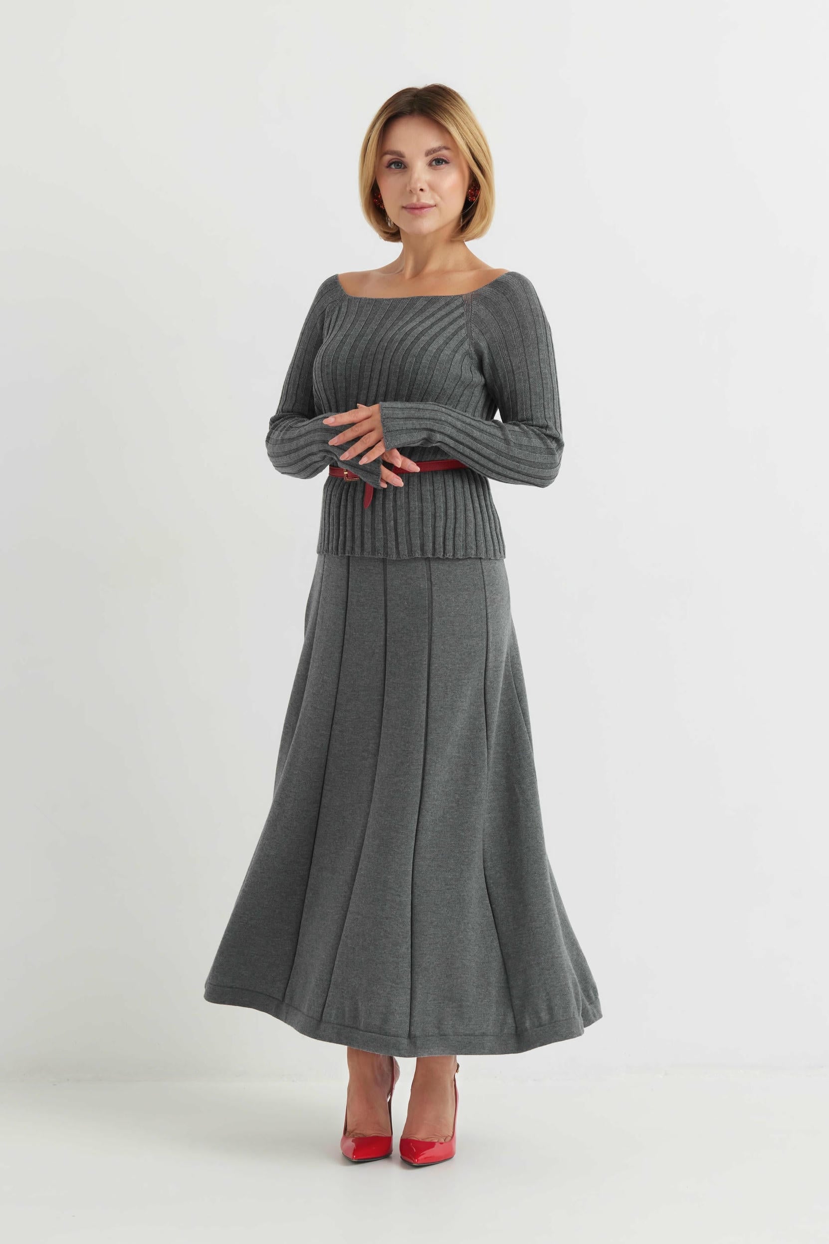 Look 62 Merino A-Line Set