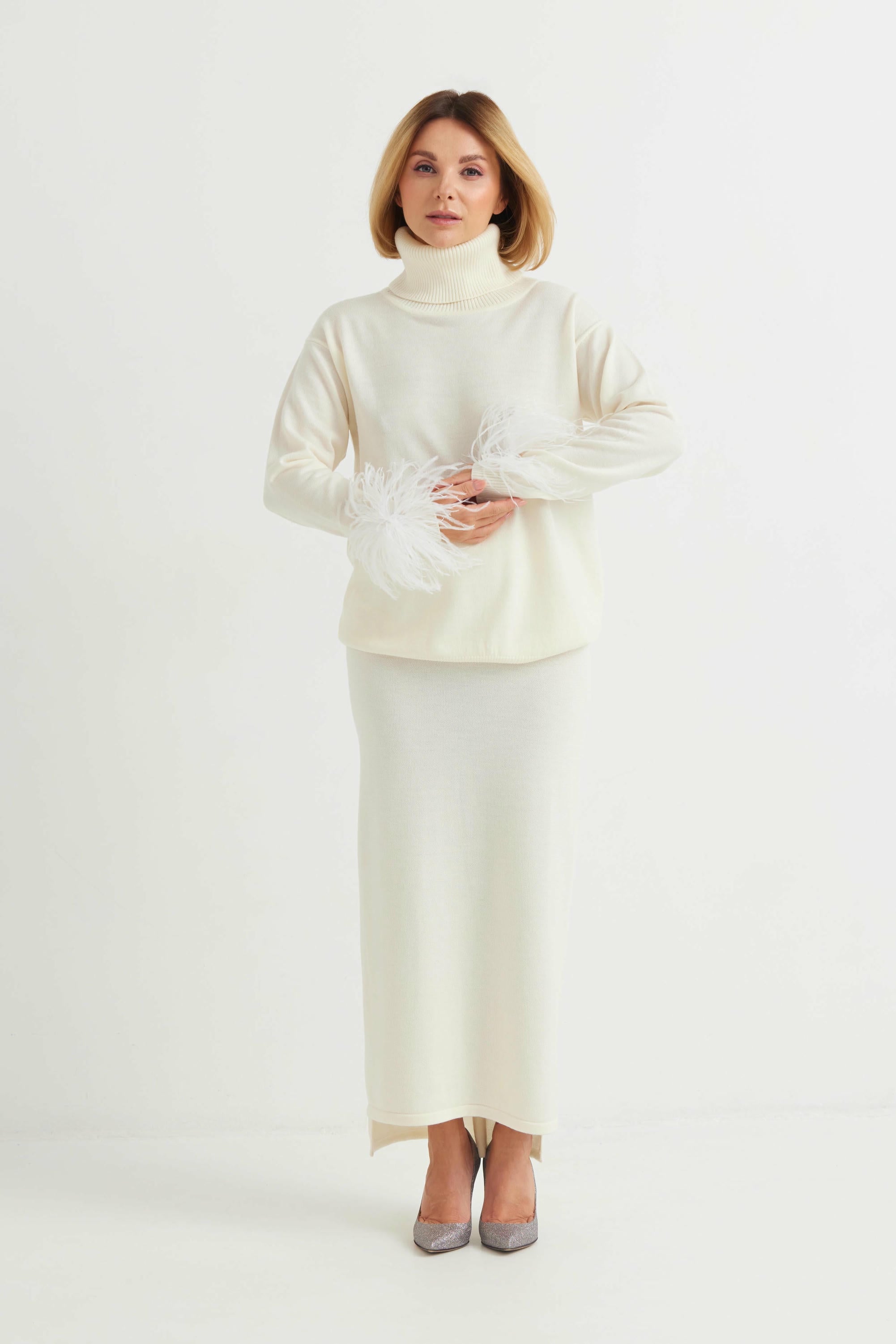 Merino Midi Skirt