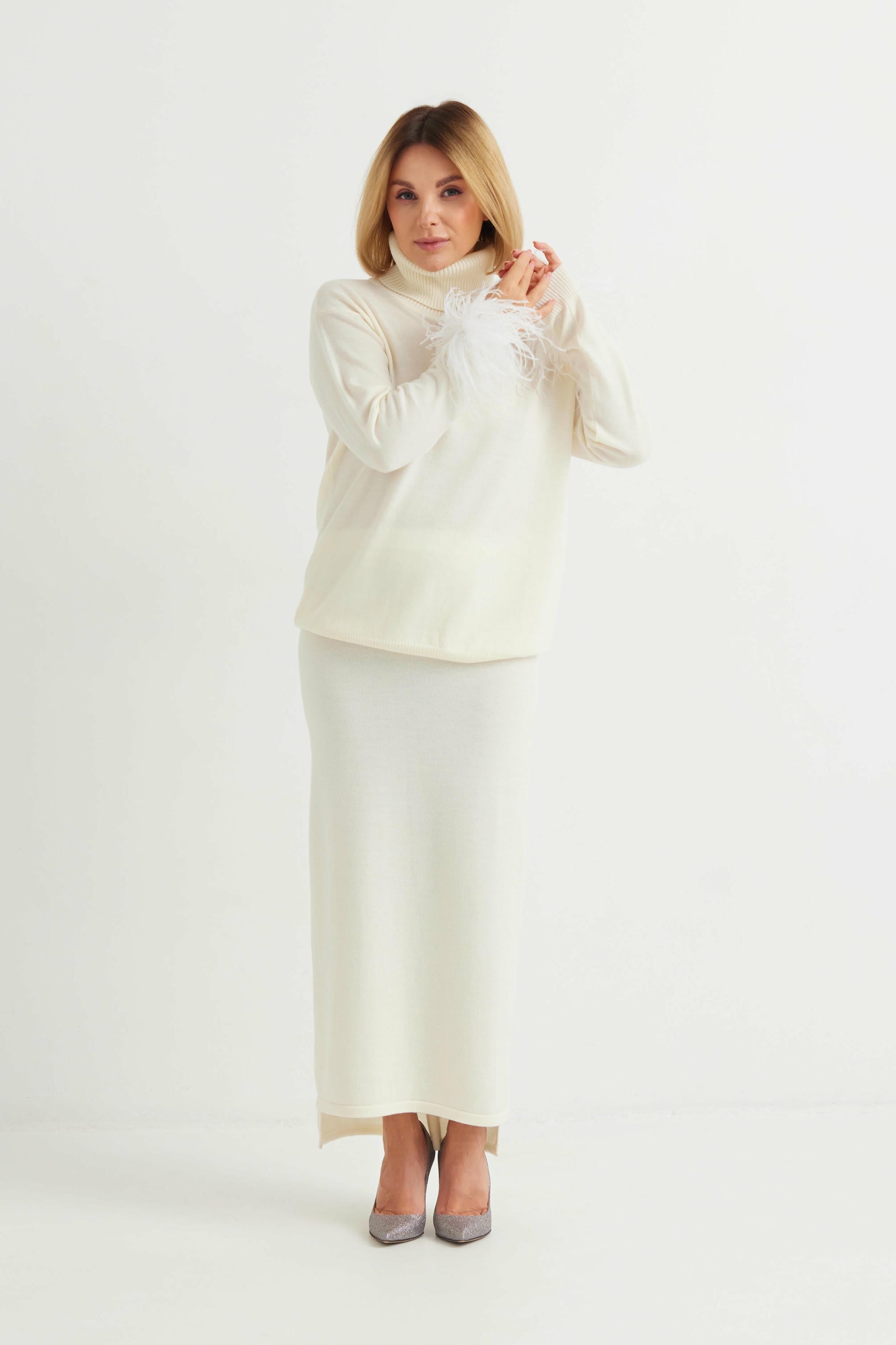 Merino Midi Skirt