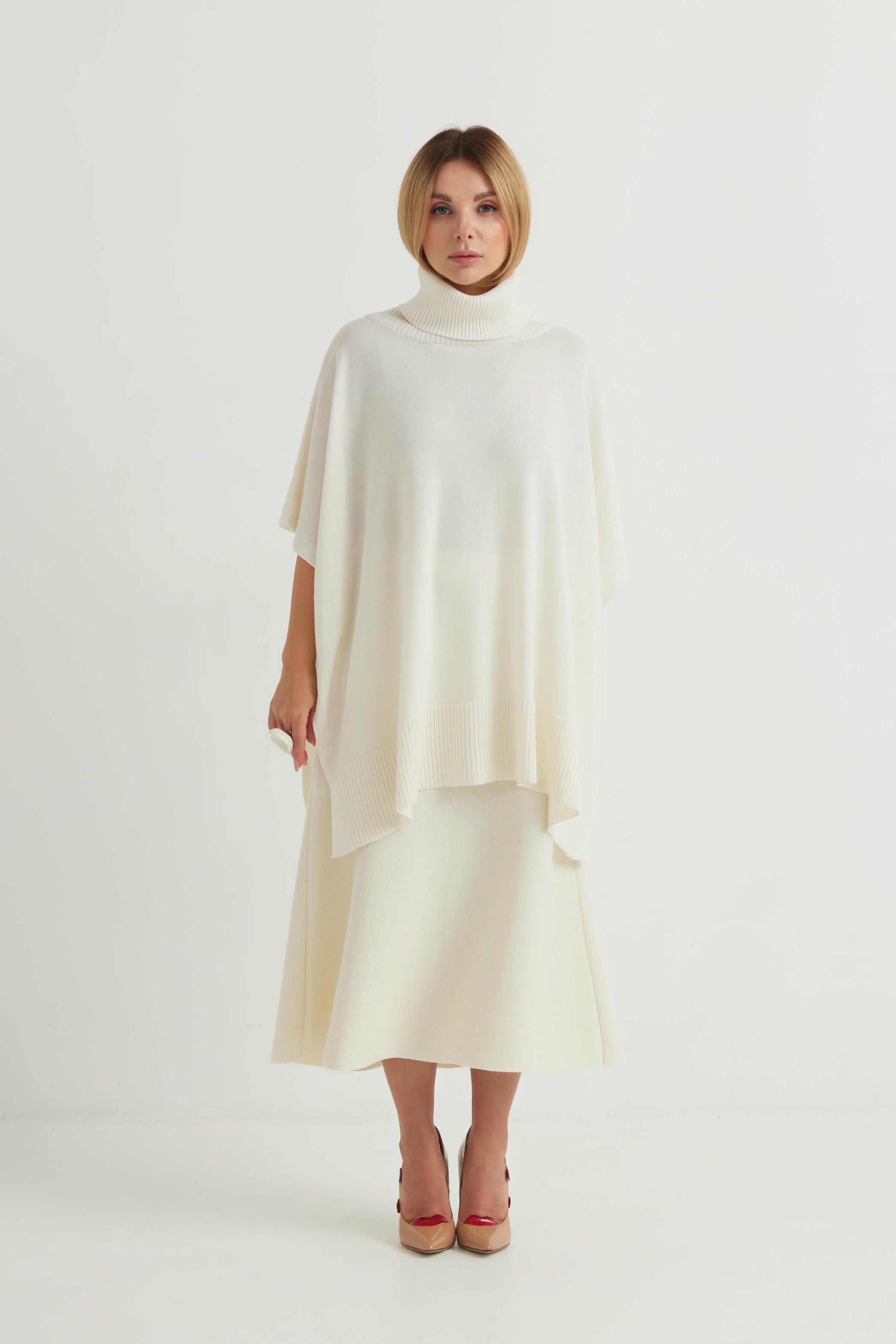 Merino Wool Poncho