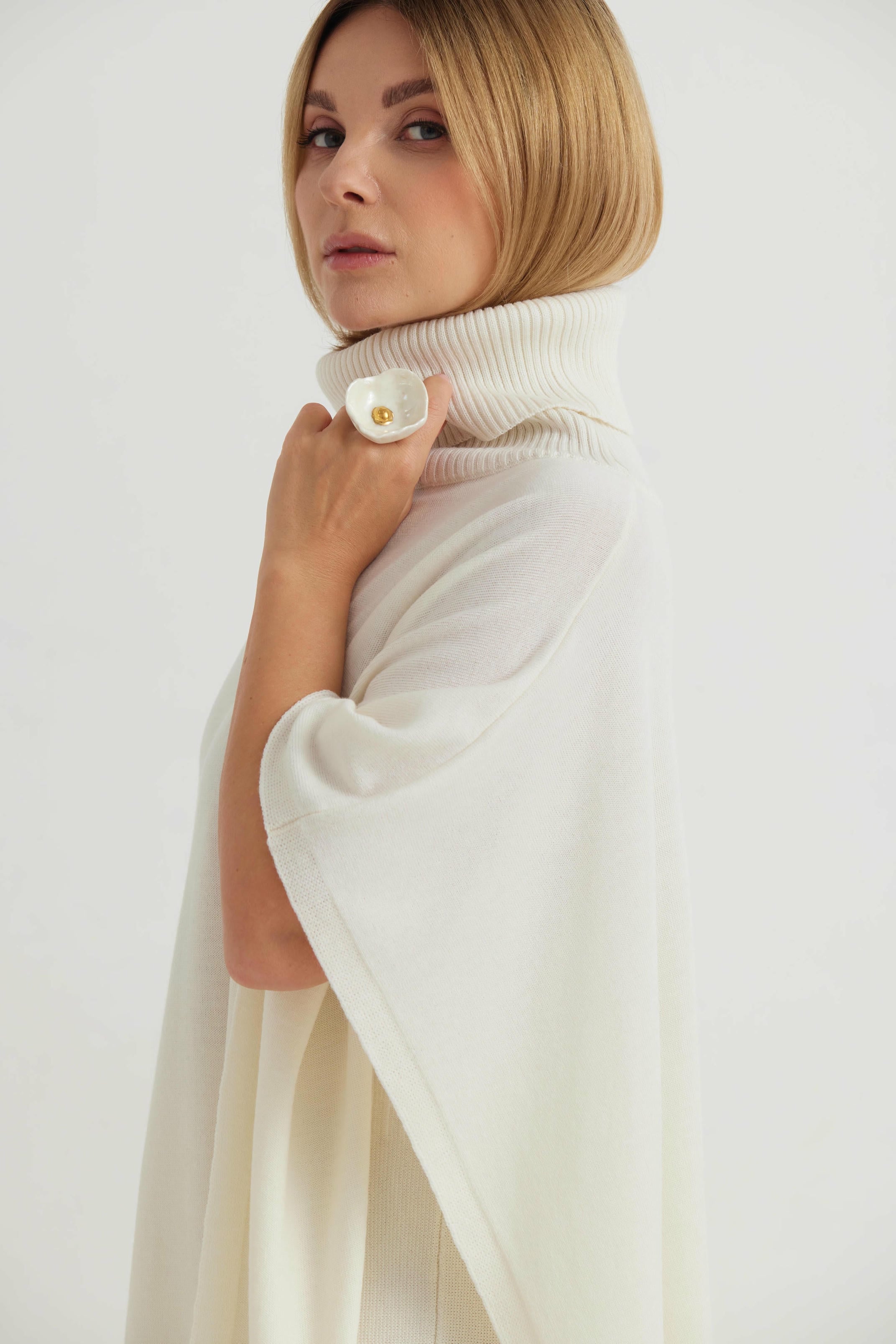Merino Wool Poncho
