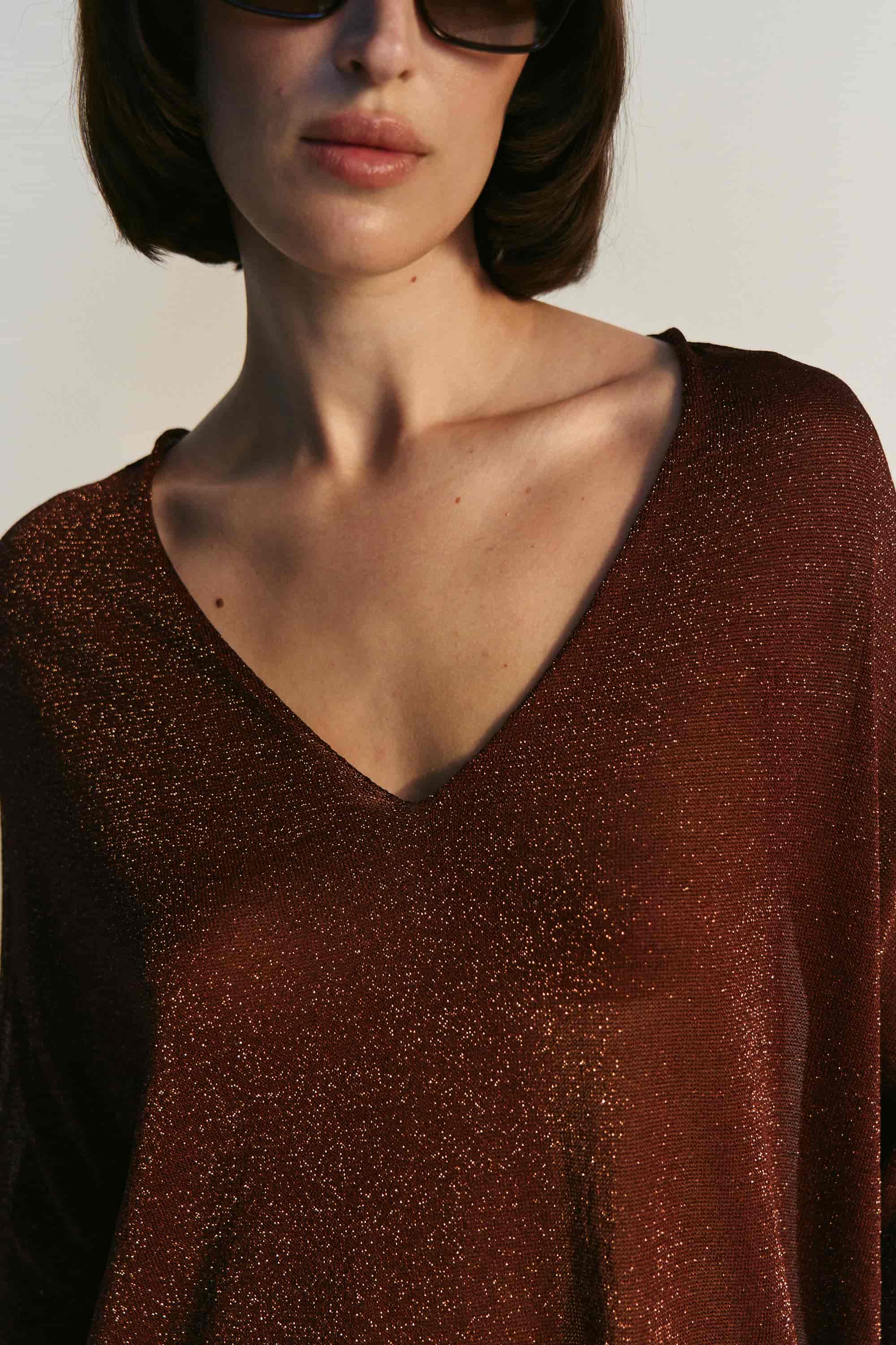 Lurex Metallic-Strickset