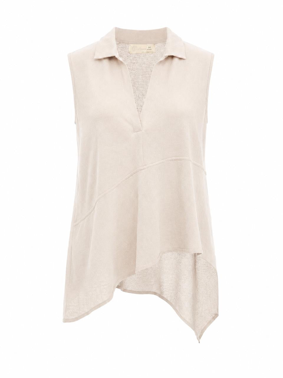 CEO Asymmetrical Viscose Blouse – Elegant Women’s Top for Business and Leisure