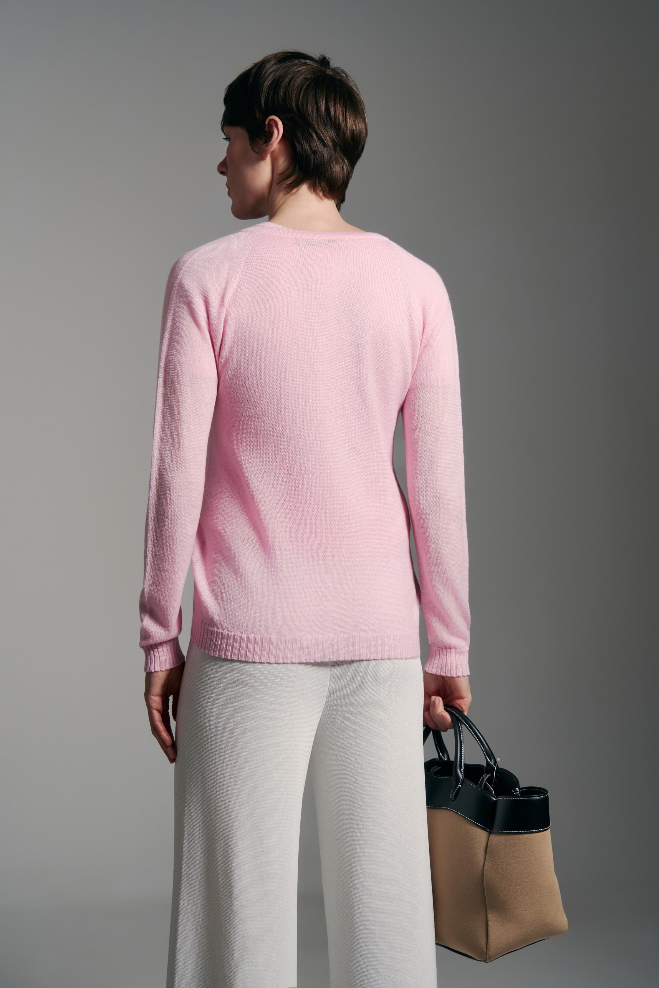 Air Twinset Crew Neck Top & Button Cardigan