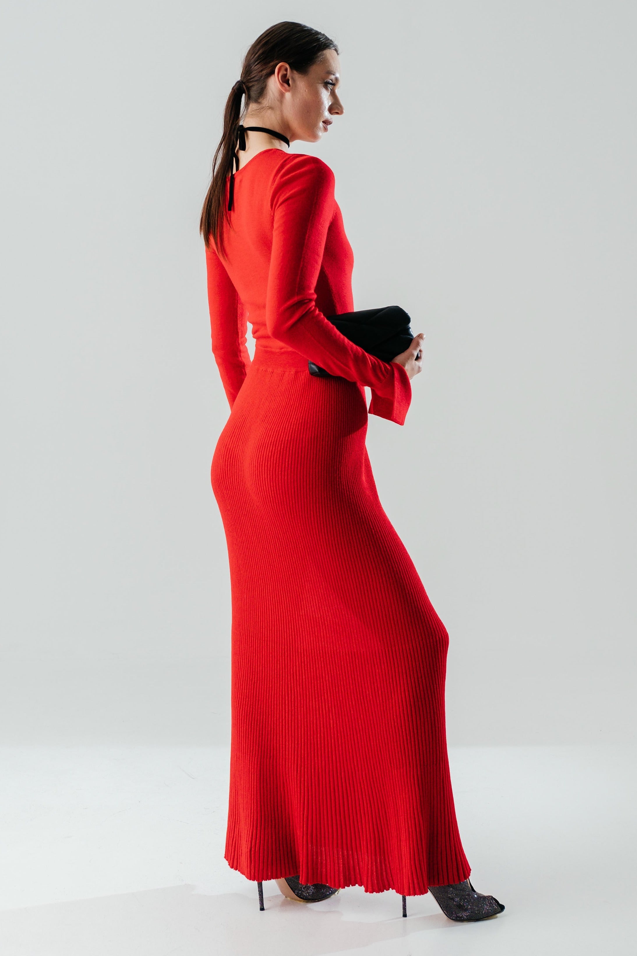 Merino Long-Sleeved Maxi Dress