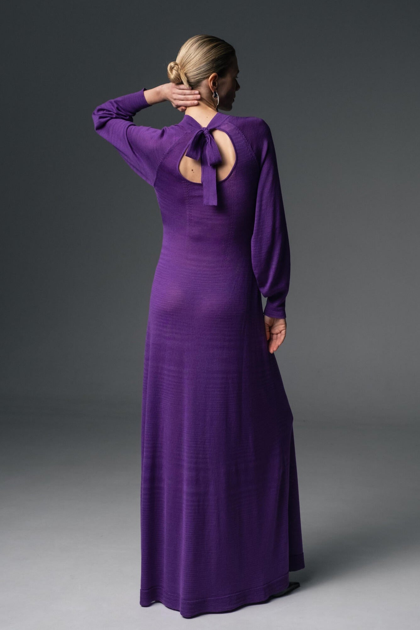 Maxikleid mit Bindeband hinten