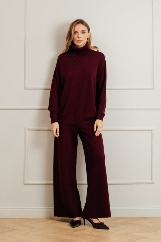 Merino Relaxed Set mit weiter Hose