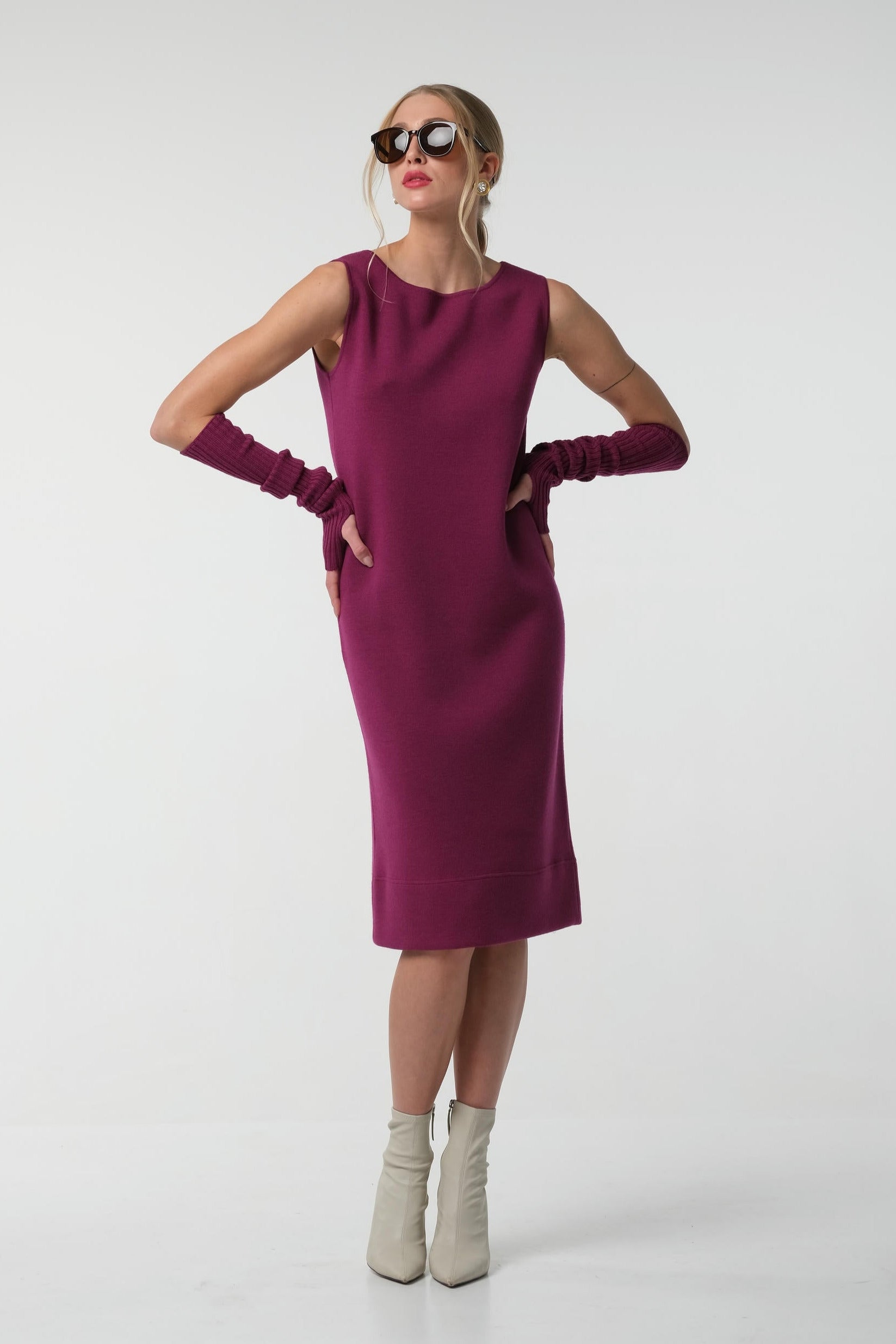 Ärmel aus Merino-Strick