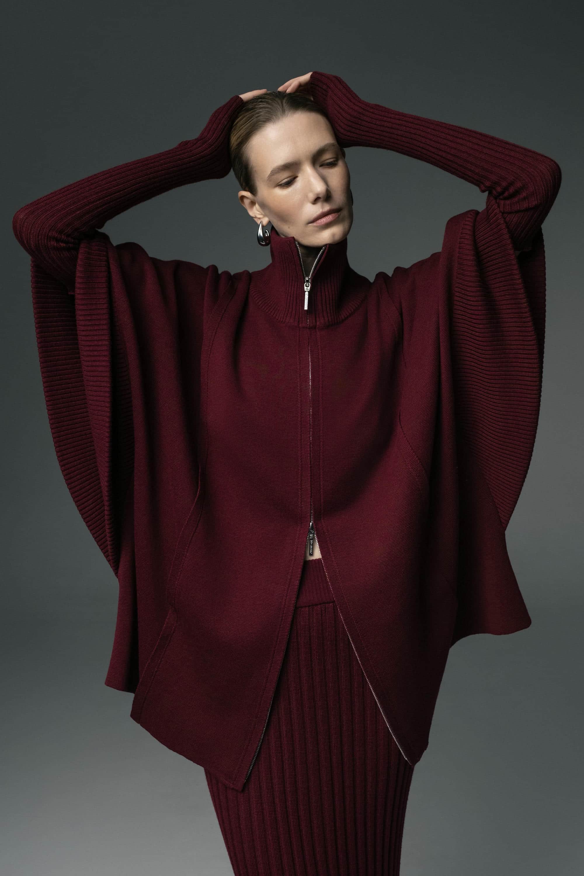Ärmel aus Merino-Strick