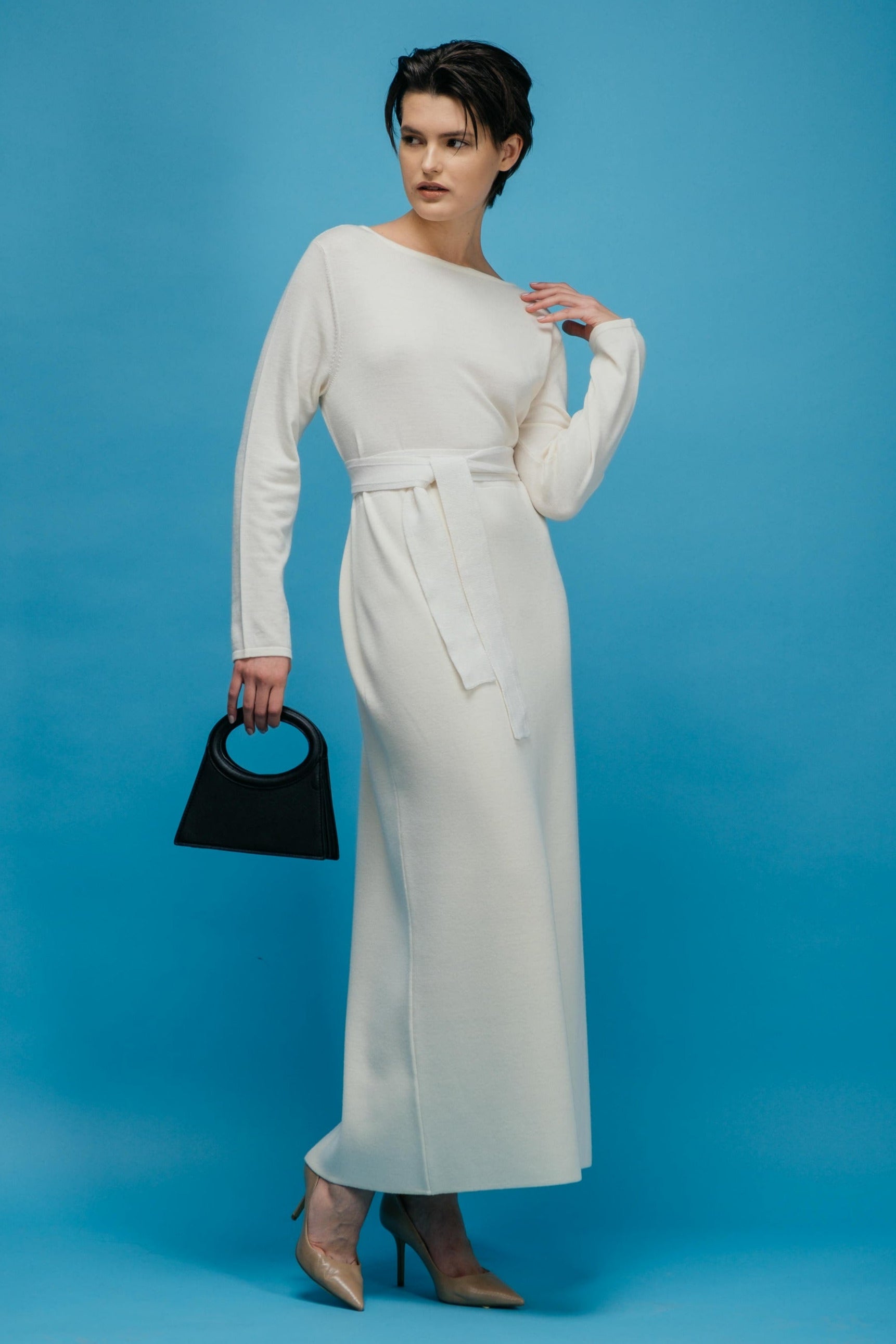 Merino-Schlauchkleid