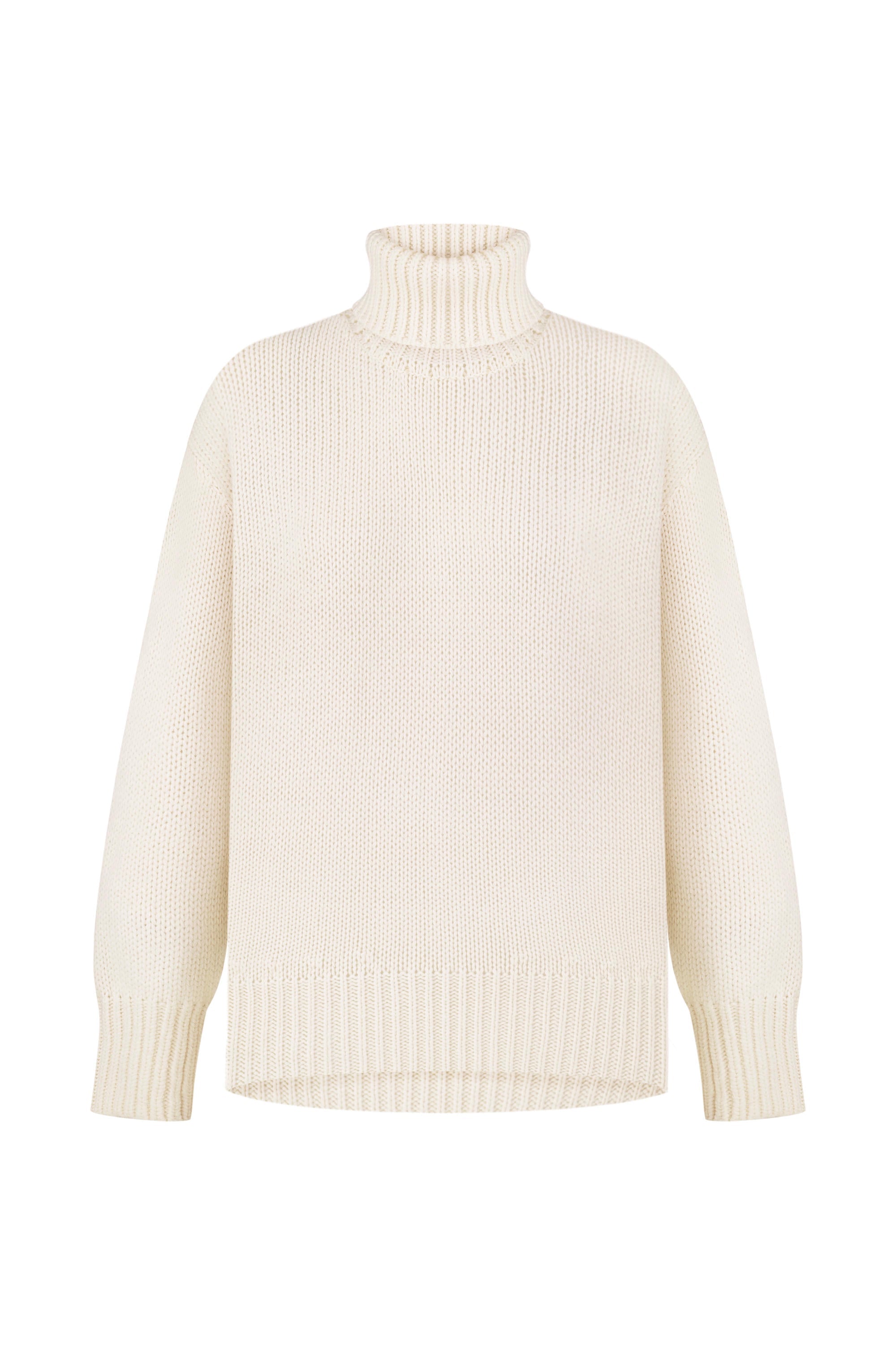 Übergroßer Rollkragenpullover