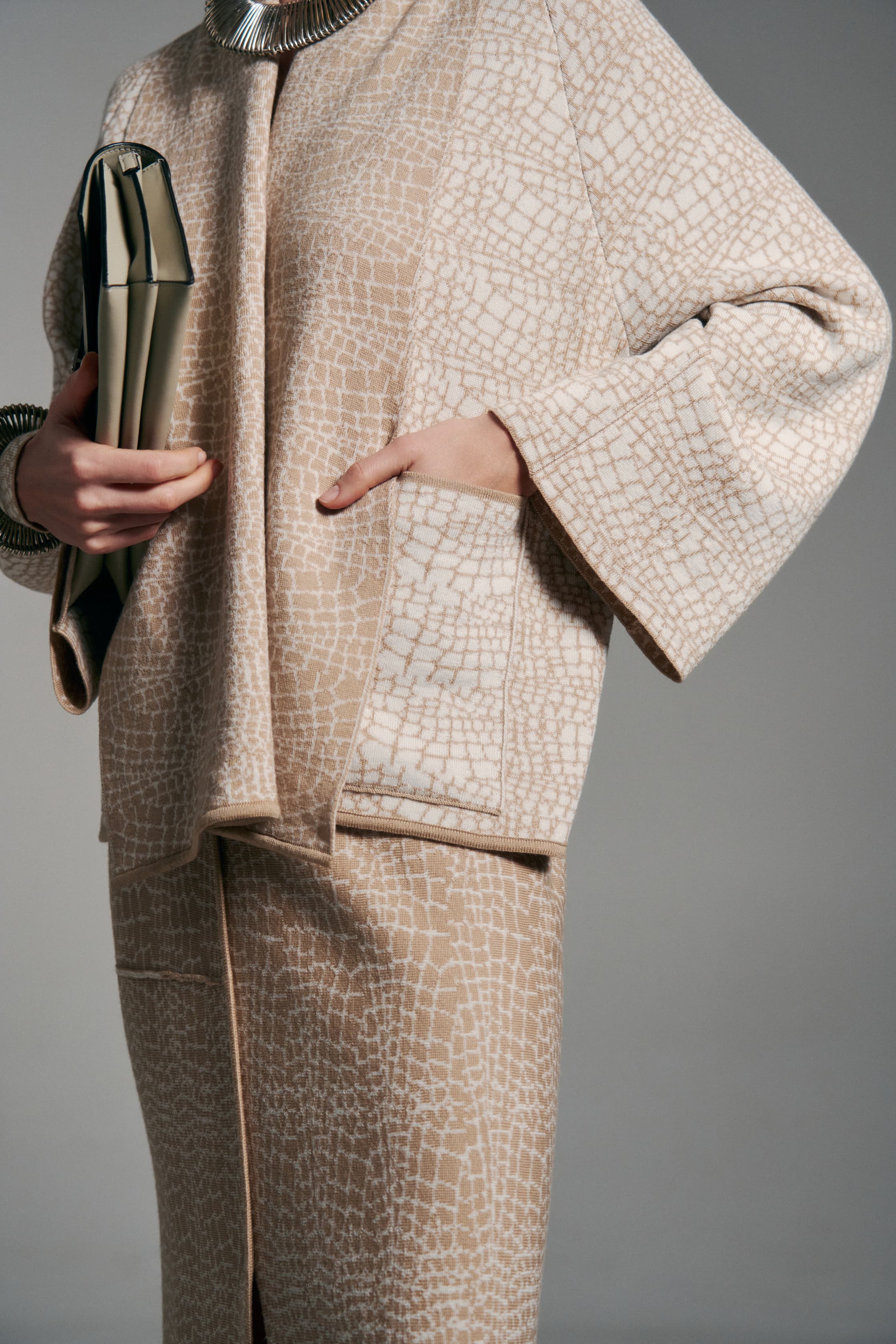 Python Jacquard Skirt