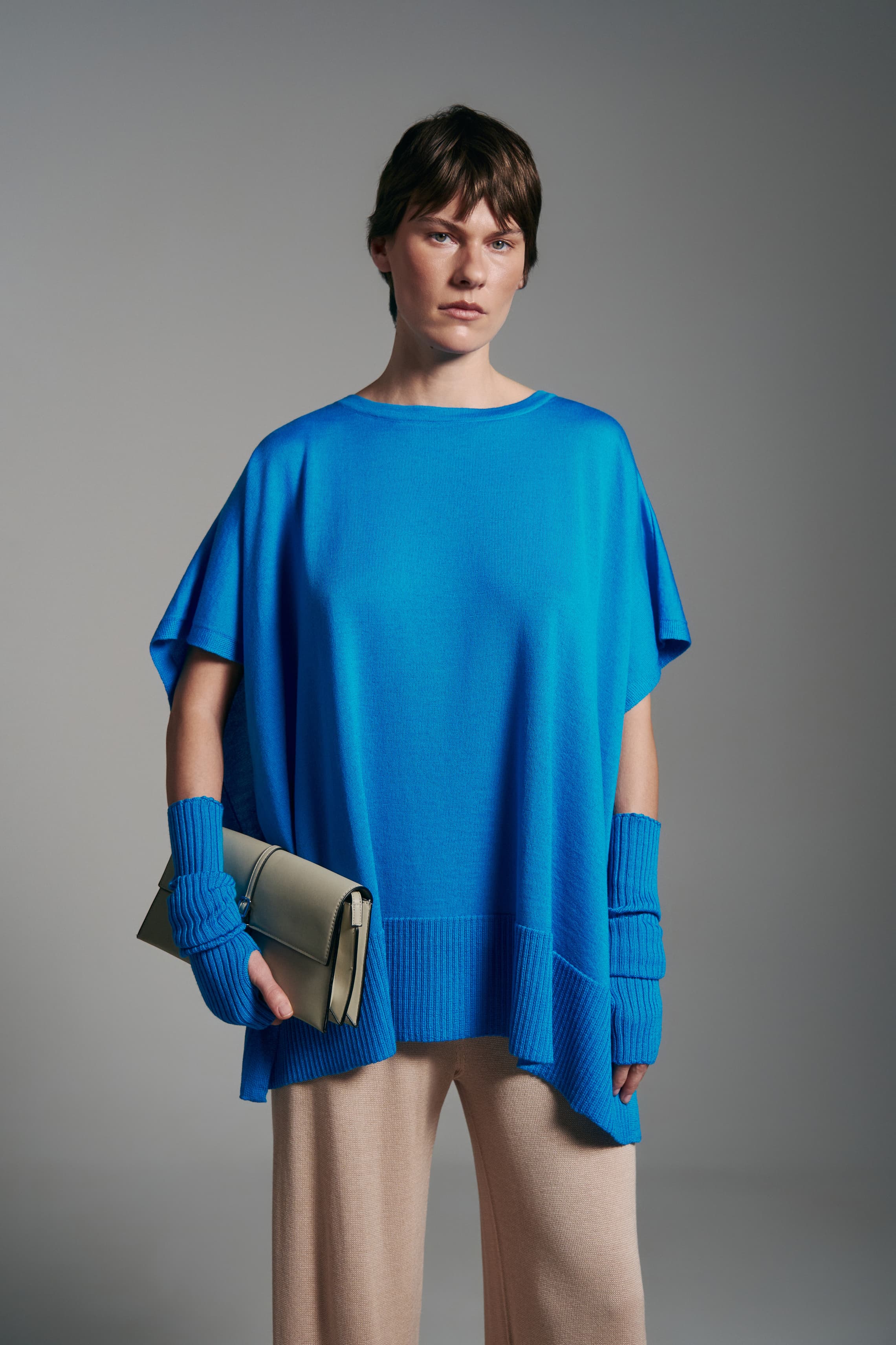 Oversized Cape-Style Top