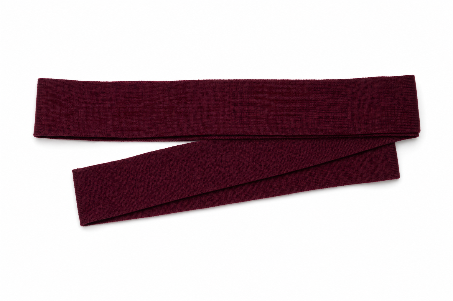 Burgundy merino poncho set with tie belt