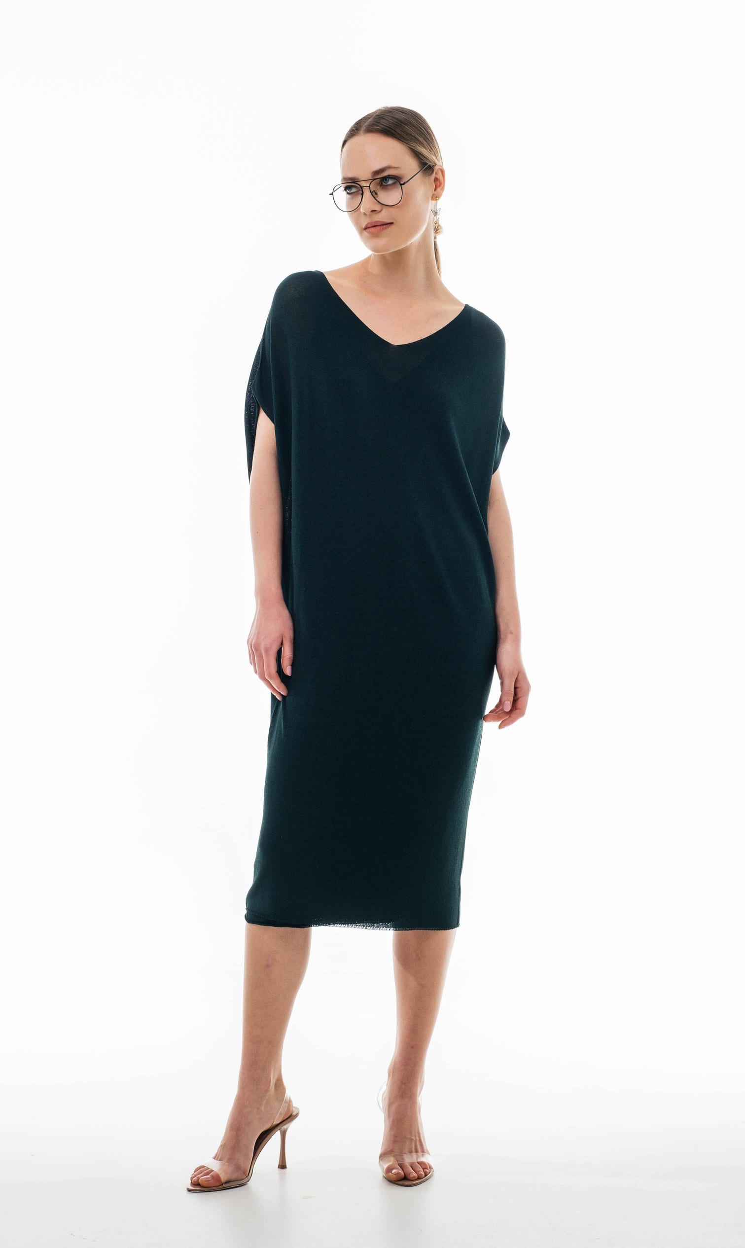 Summer Viscous Organic Midi Dress
