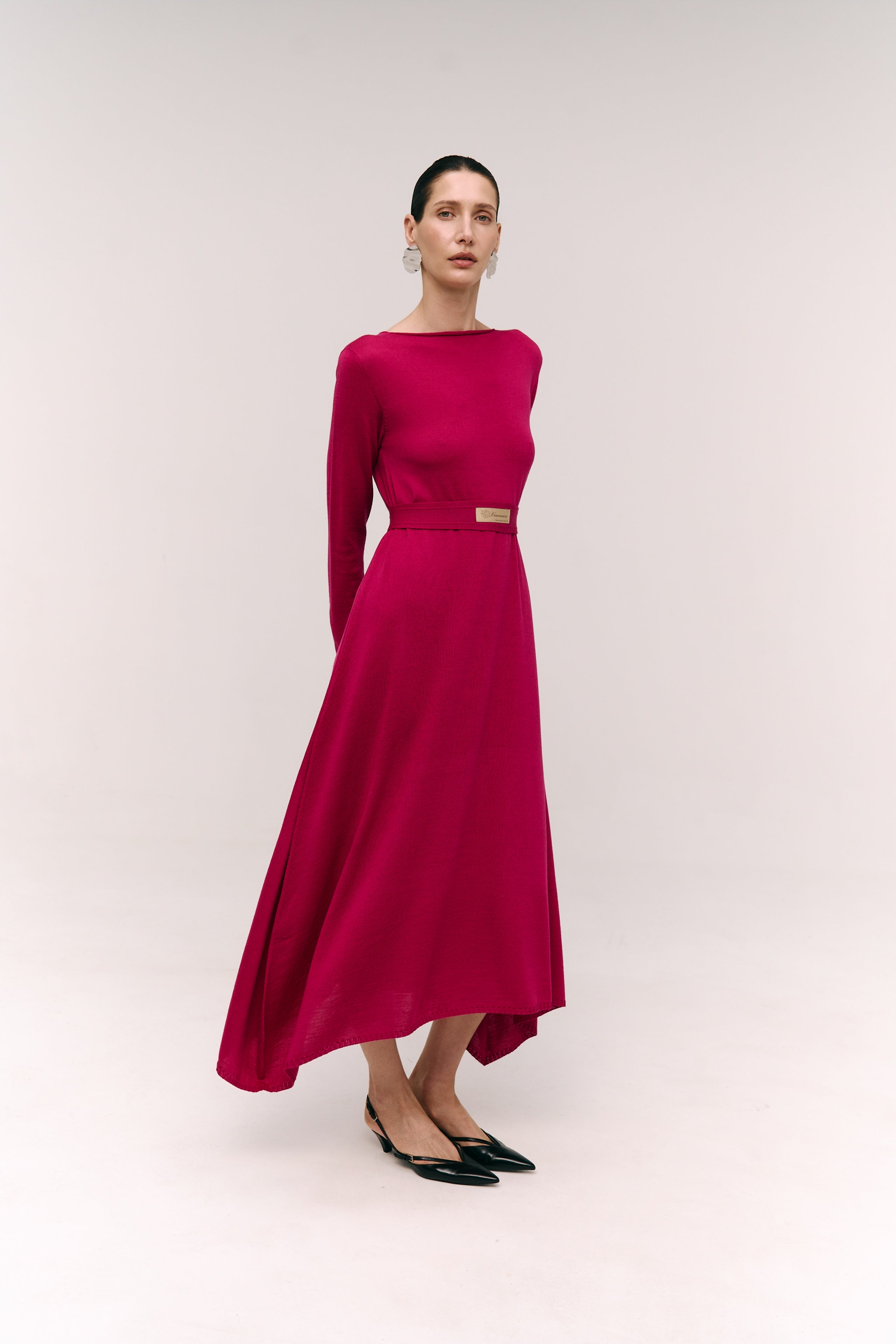 Handkerchief Hem Maxi Dress