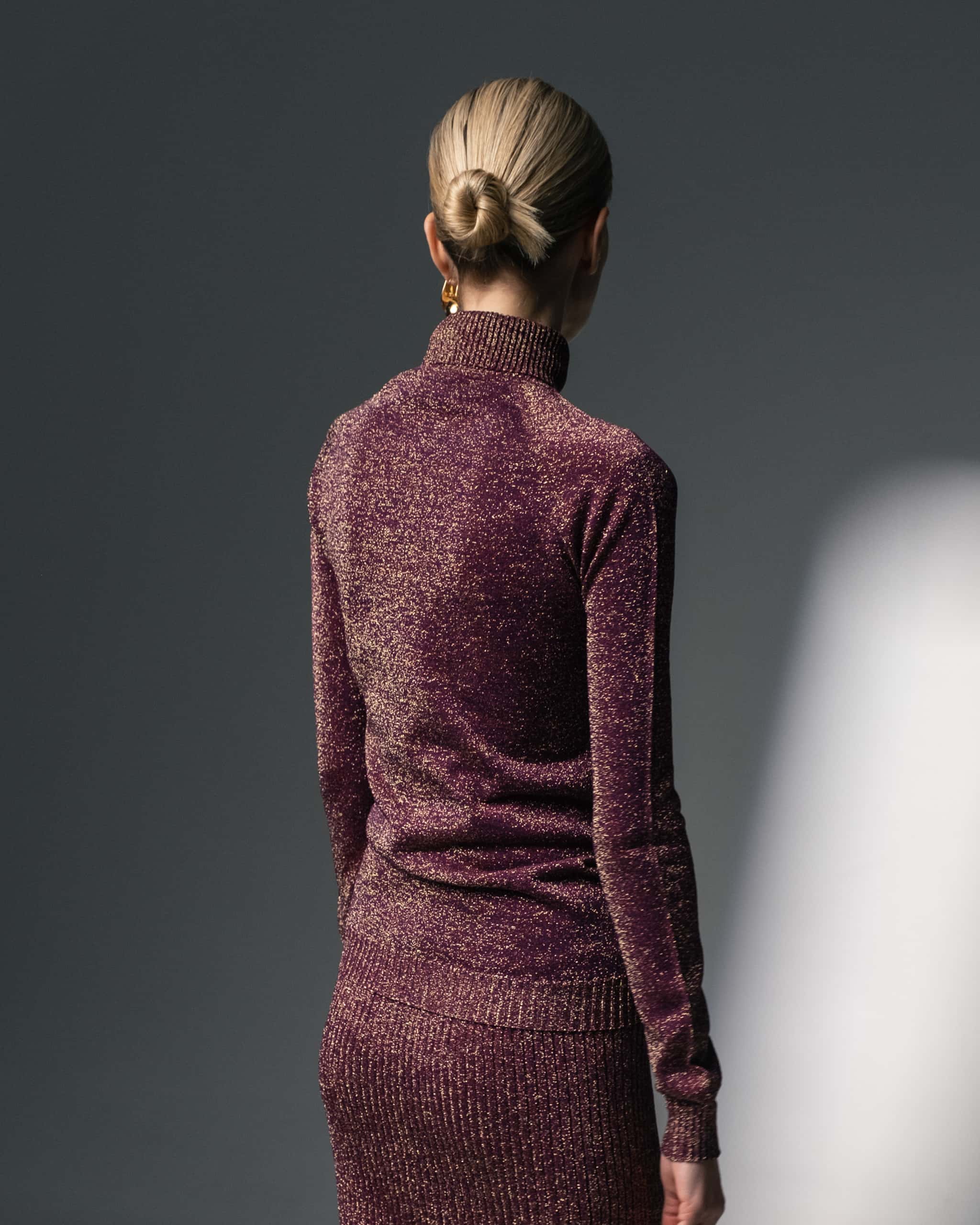 Lurex Shimmering Turtleneck