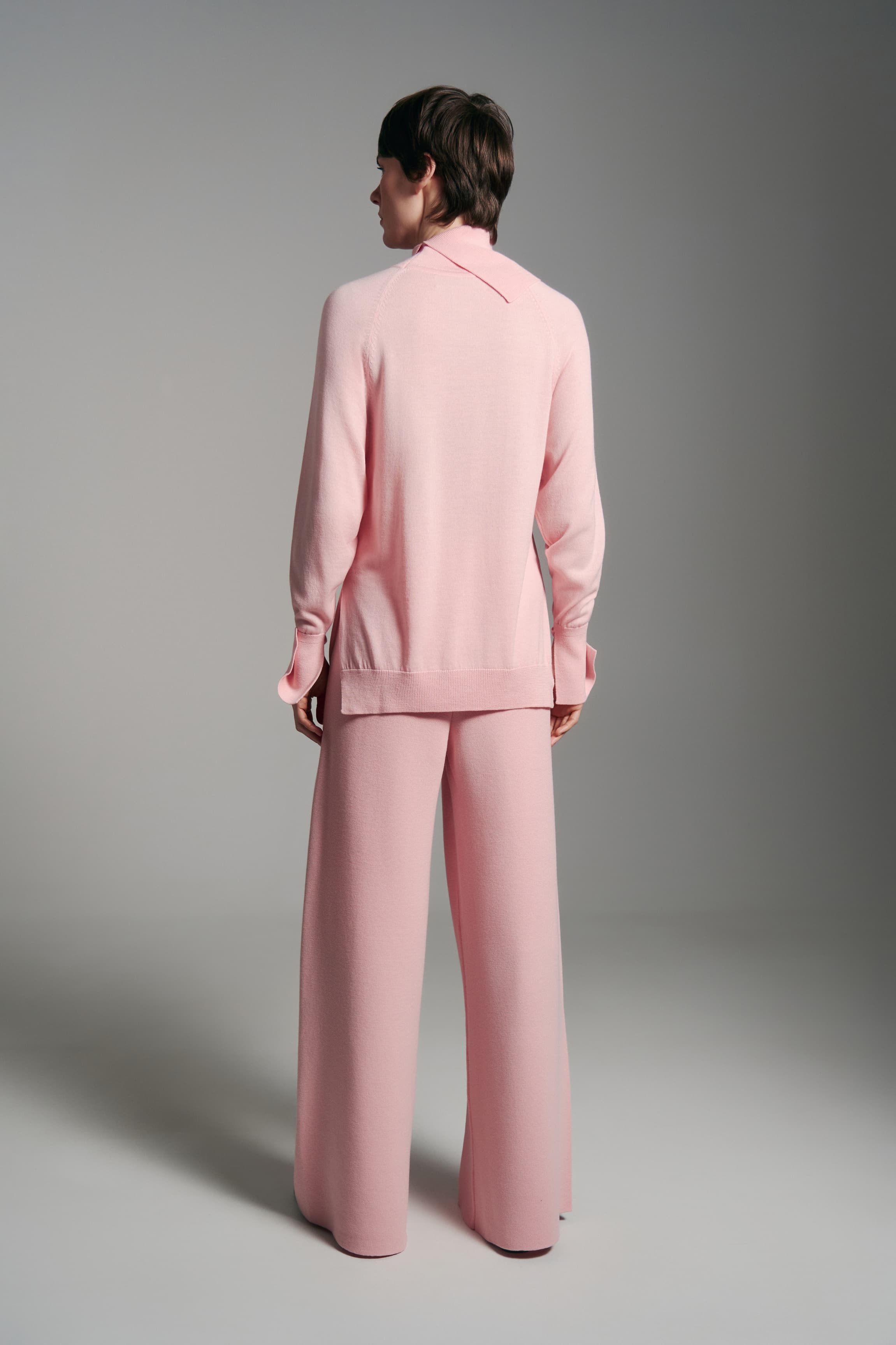 Merino-Wolle, lockerer Rollkragen