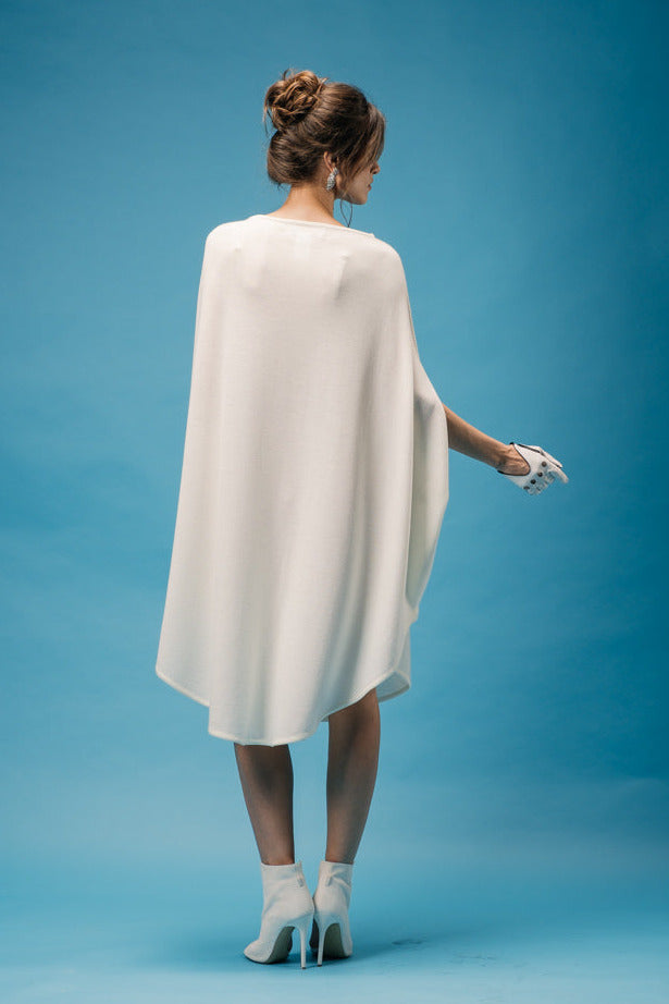 Merino Wool Seamless Cape Dress