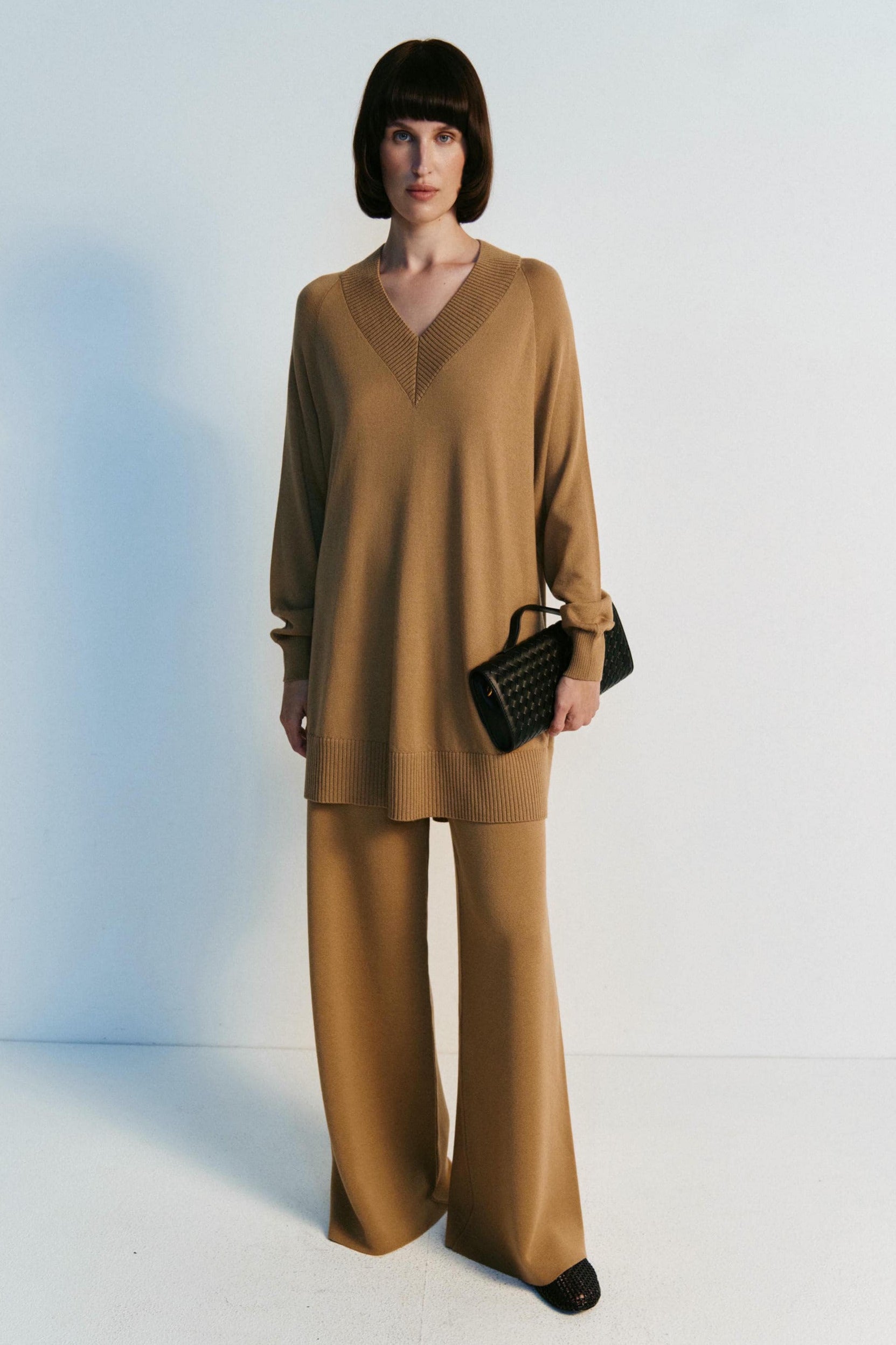 Merino Fine V-Ausschnitt Pullover