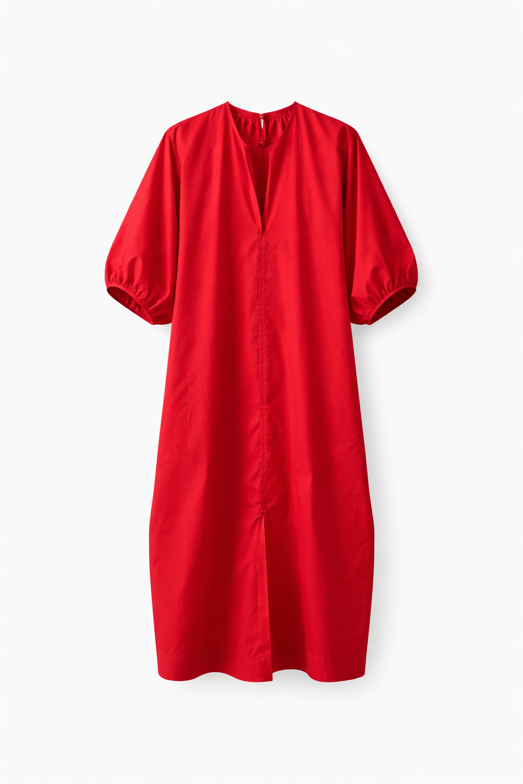 Balloon Sleeve Maxi Dress