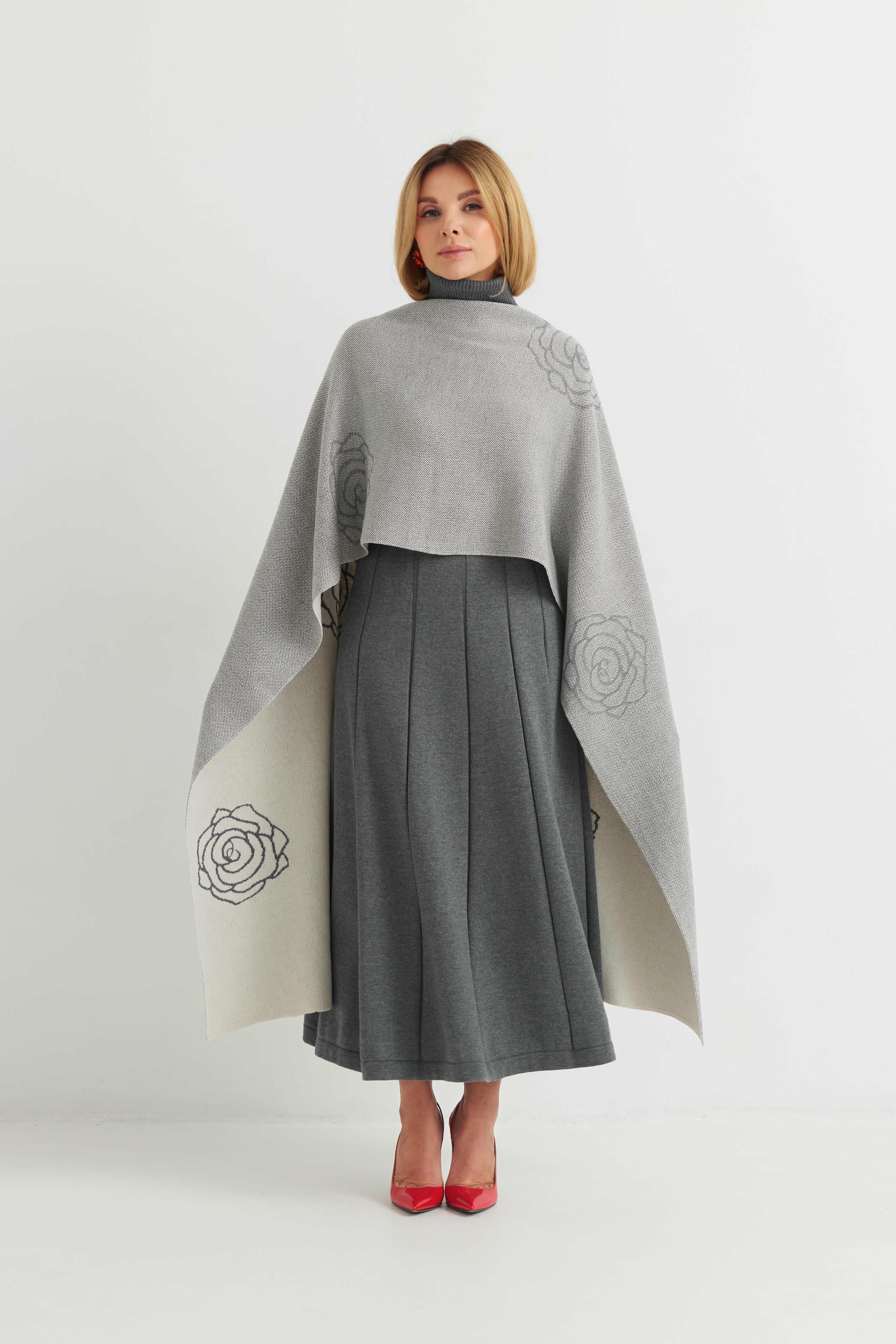 Merino A-Line Skirt
