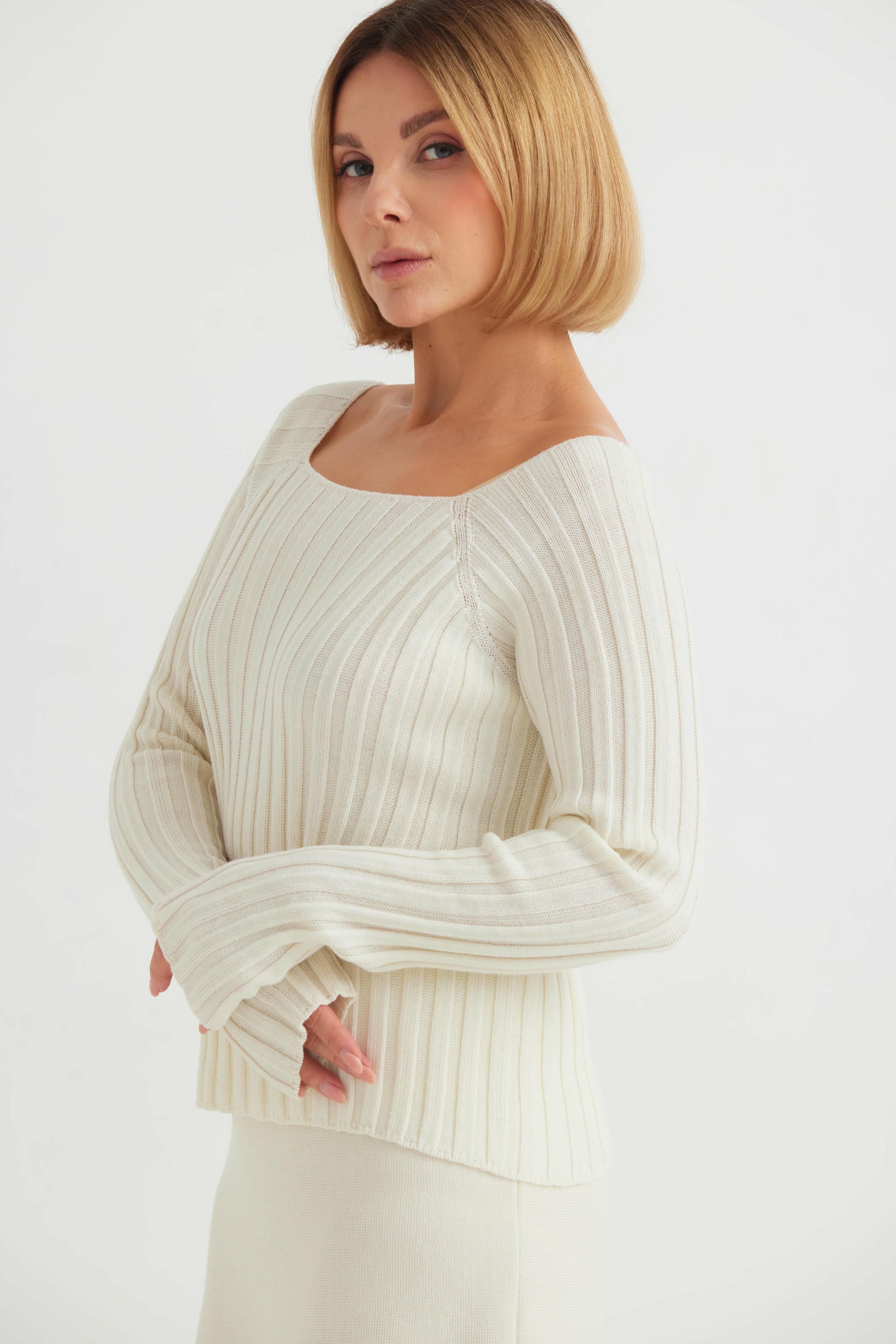 Look 63 - Merino Dense A-Line Set